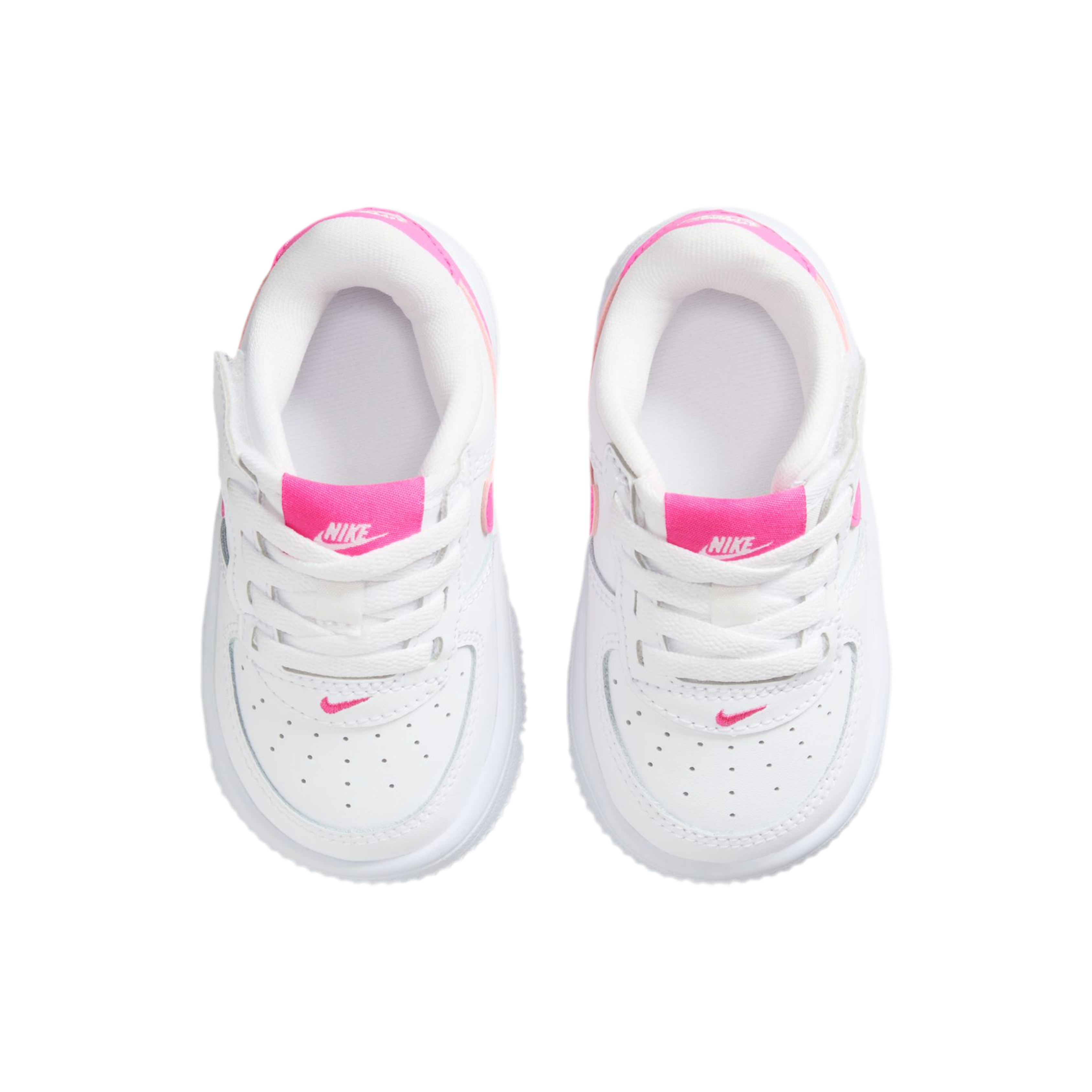 Nike Toddler Air Force 1 Low EasyOn - White Laser Fuchsia