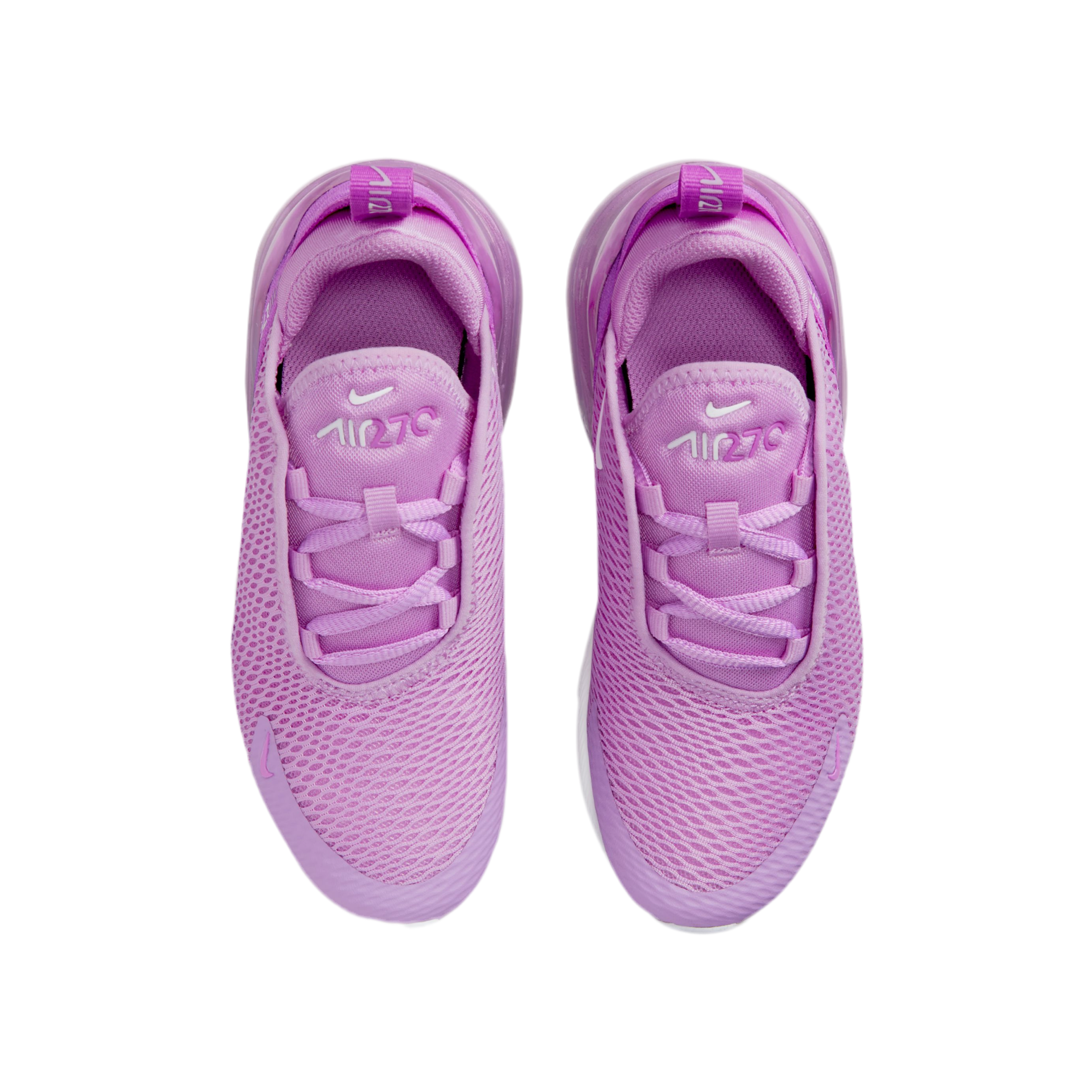 Nike Girls Kids Air Max 270 - White Rush Fuchsia
