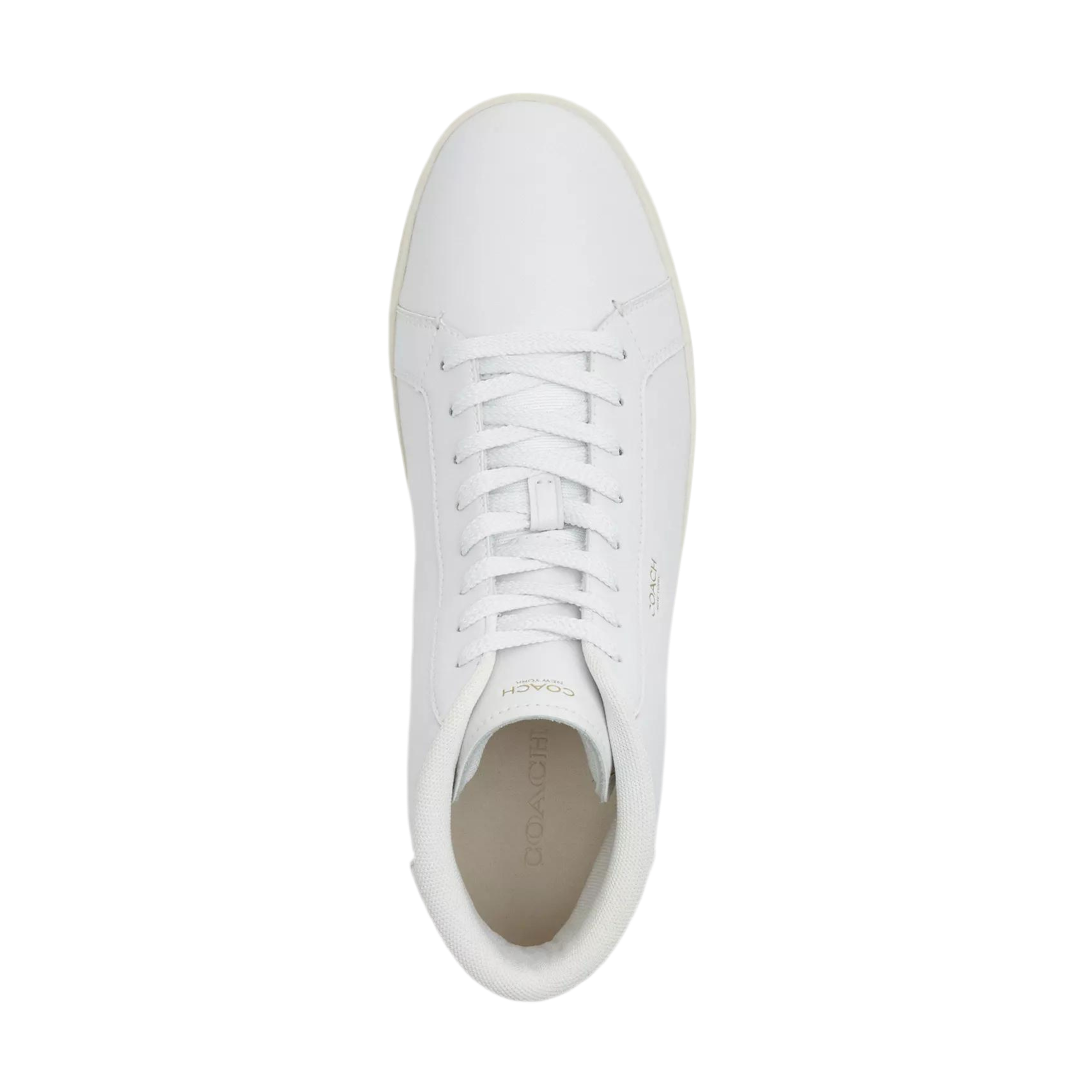 COACH Men's High Line High Top Sneaker - Optic White