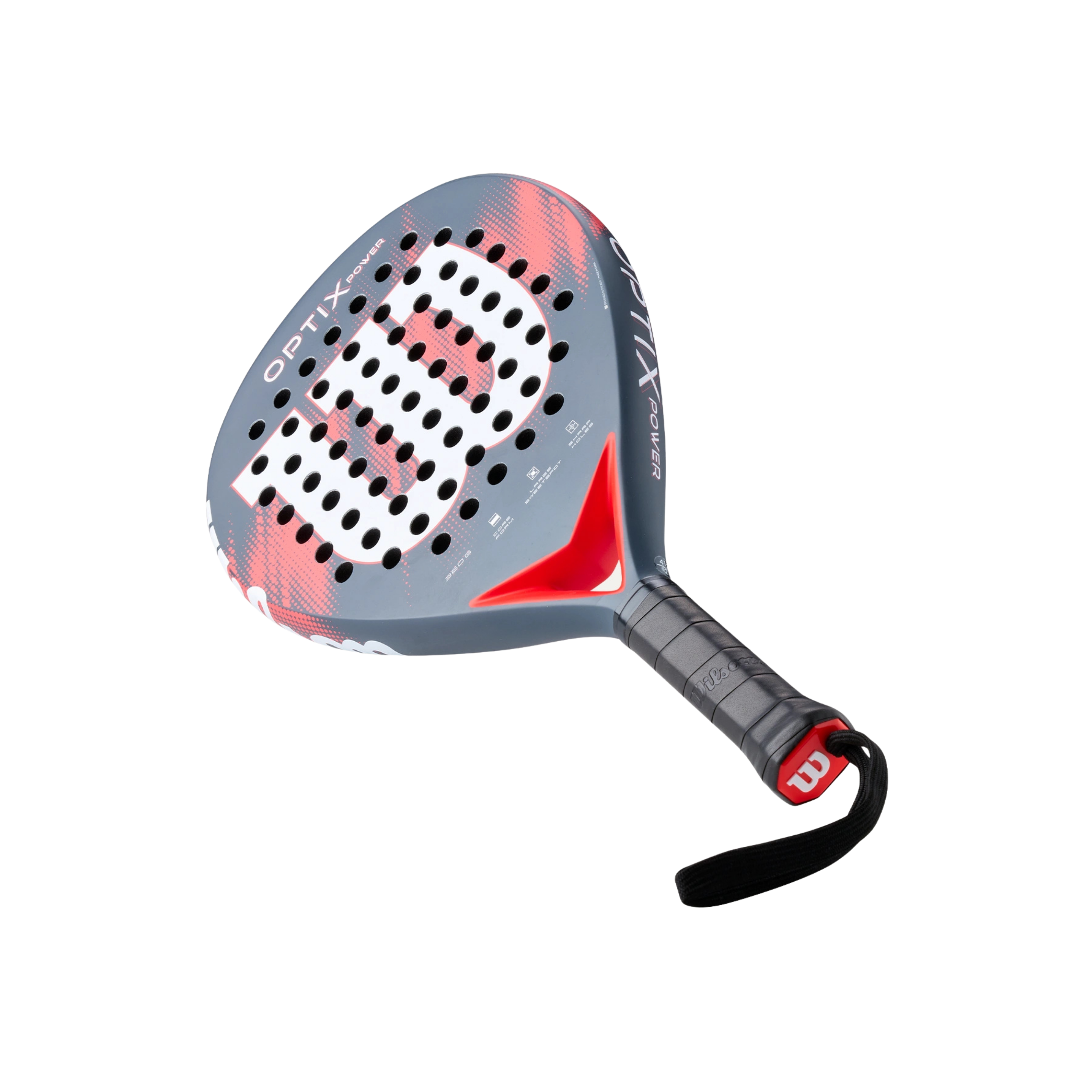 Wilson Optix V2 Power Padel Racket - Red