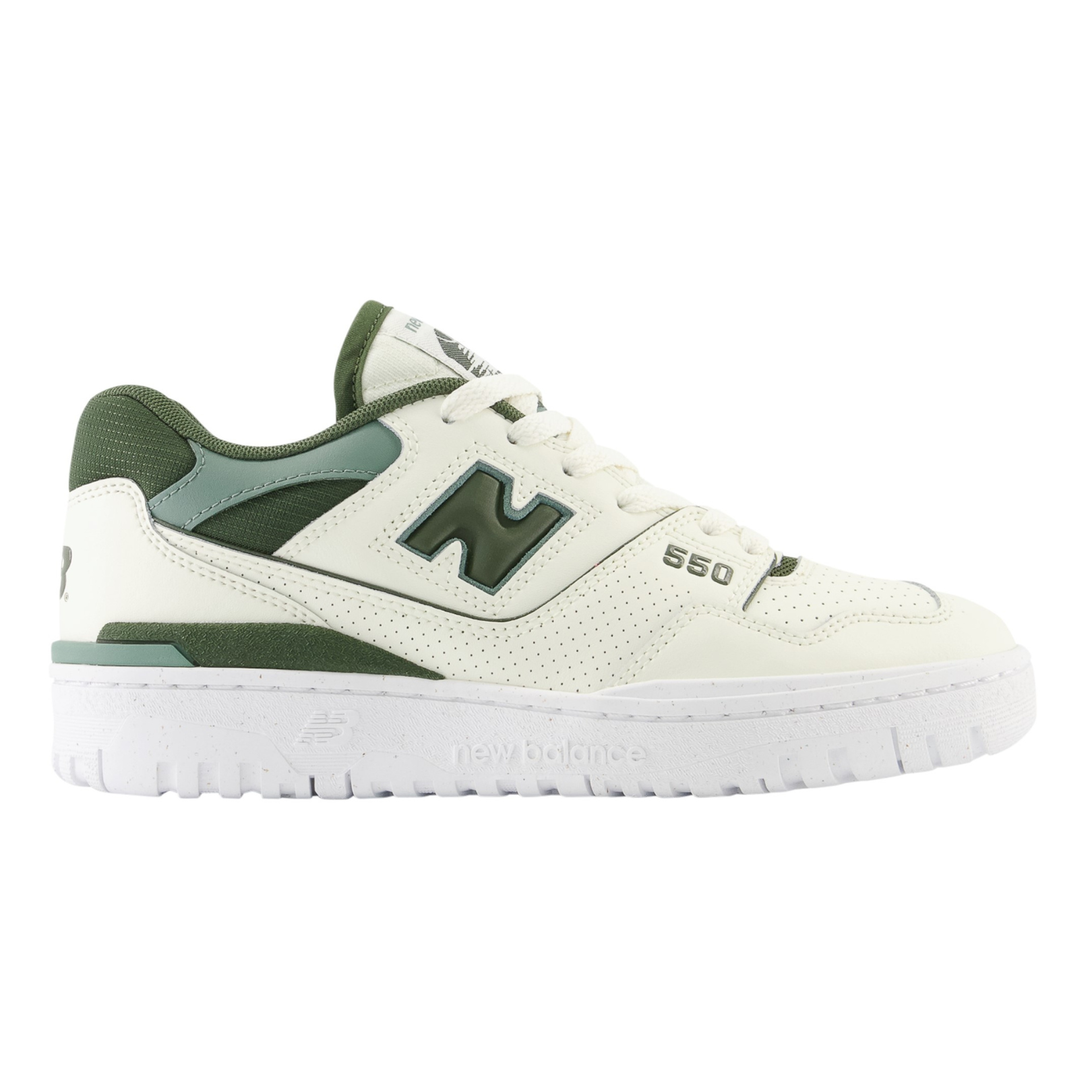 Green and white new balance cleats hotsell