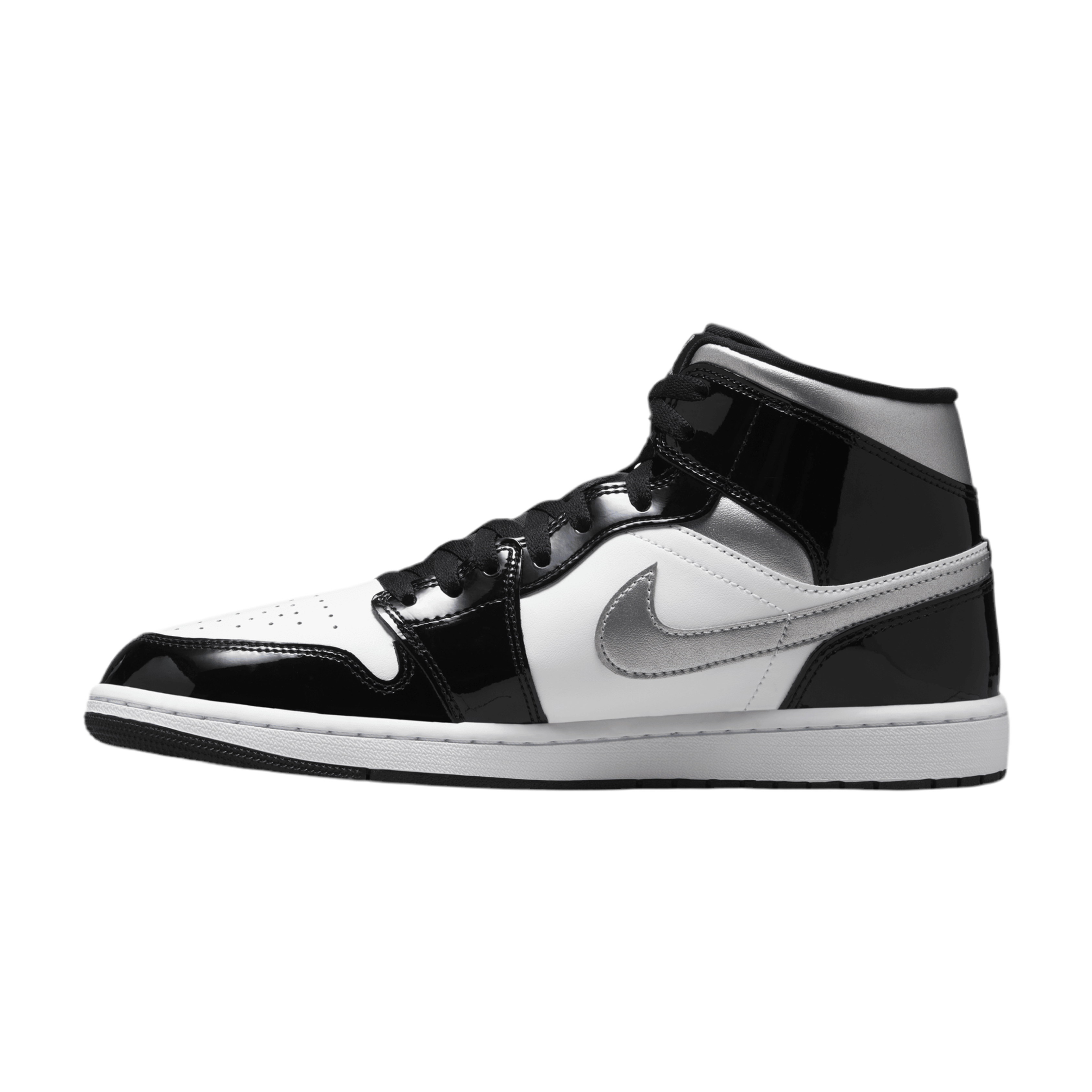 Nike Men's Air Jordan 1 Mid SE - Black Silver