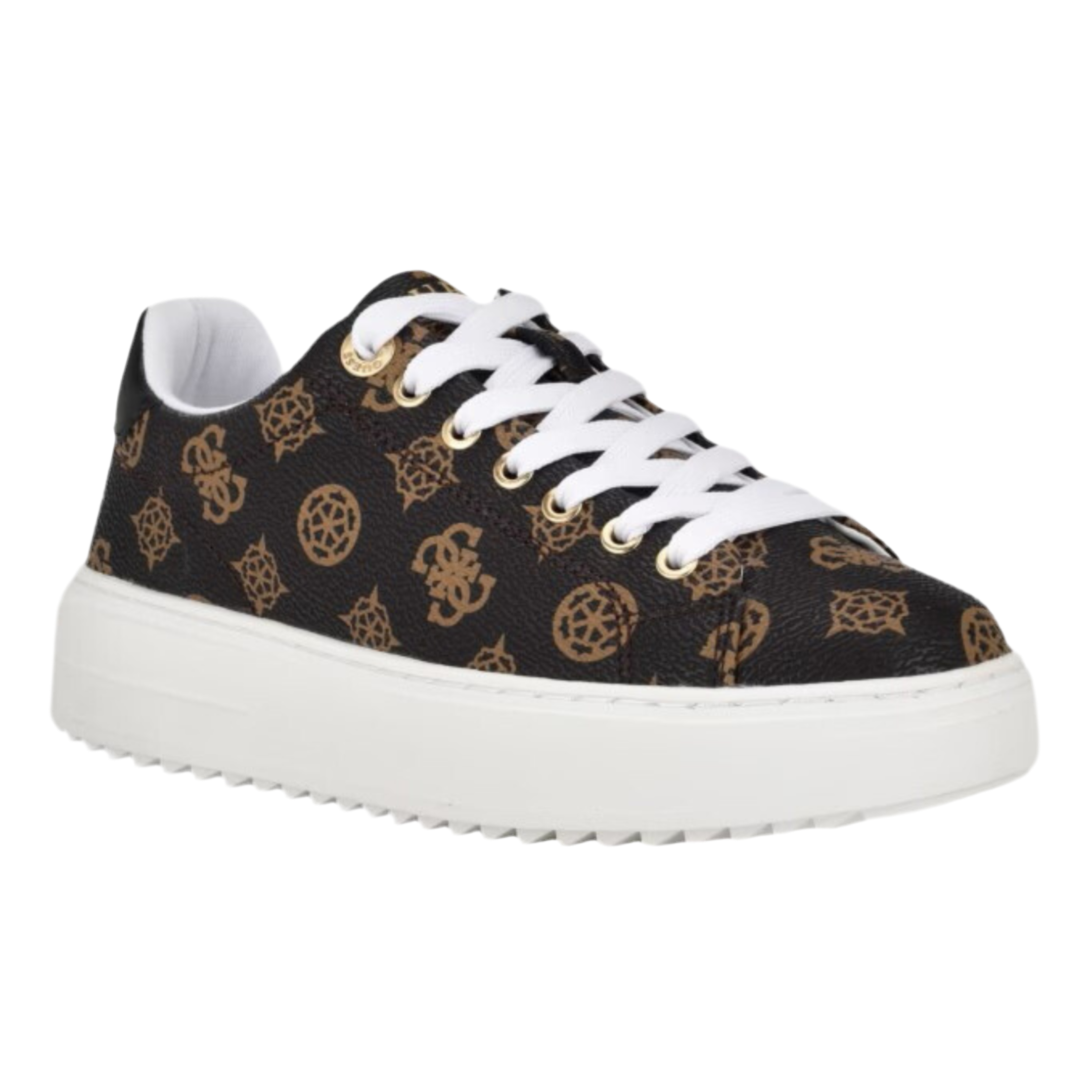 Guess Women Denesa Peony Sneaker - Medium Brown