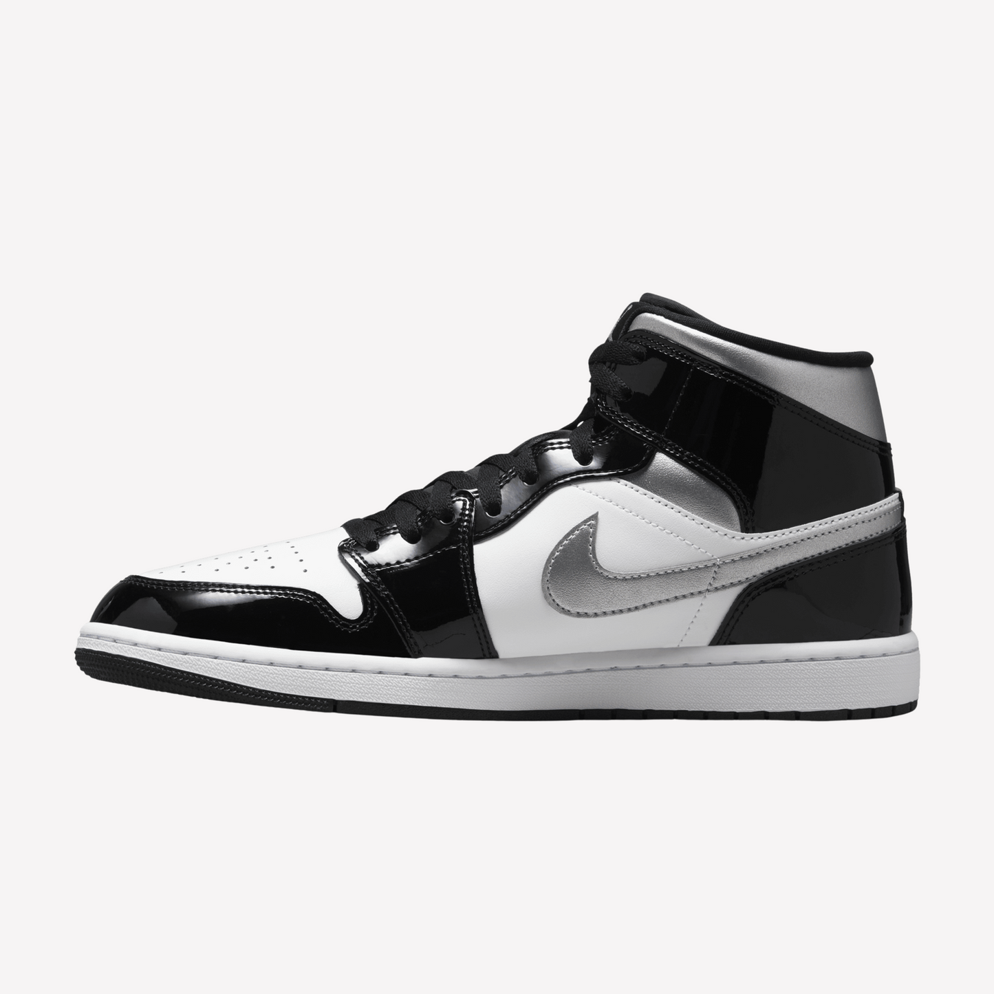 Nike Men's Air Jordan 1 Mid SE - Black Silver