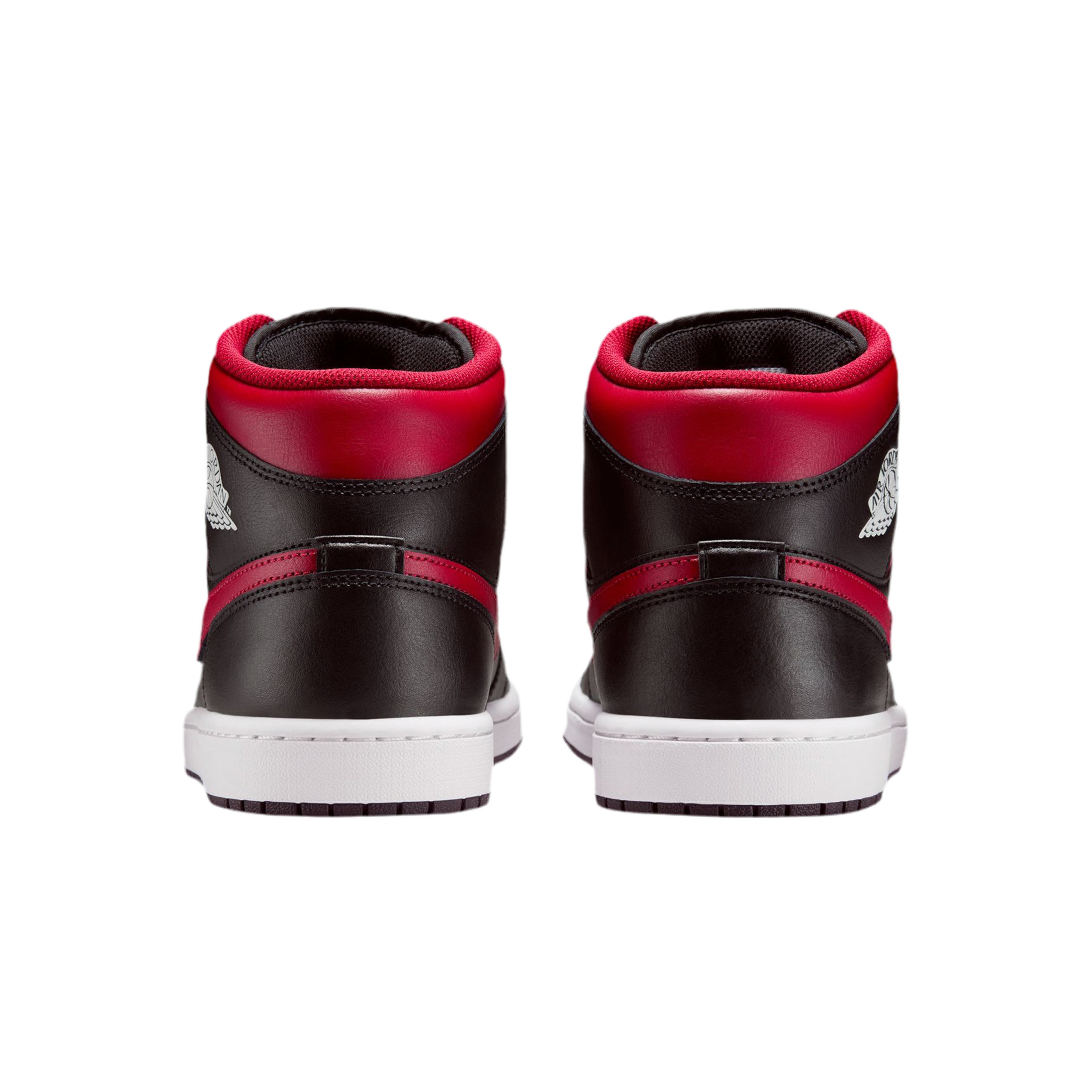 Nike Men Air Jordan 1 Mid - Black Varsity Red
