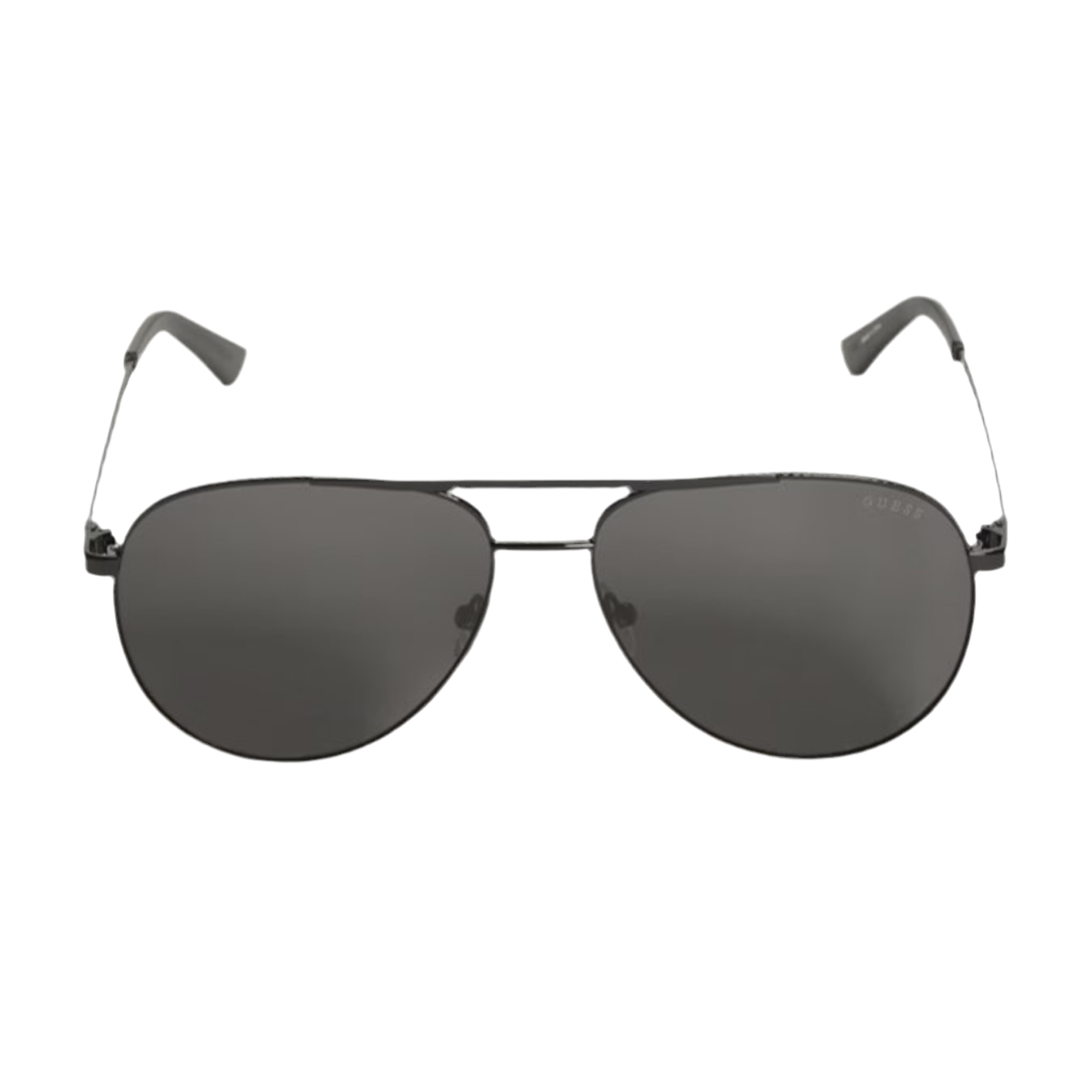 Guess Men Textured Metal Aviator Sunglasses - Black