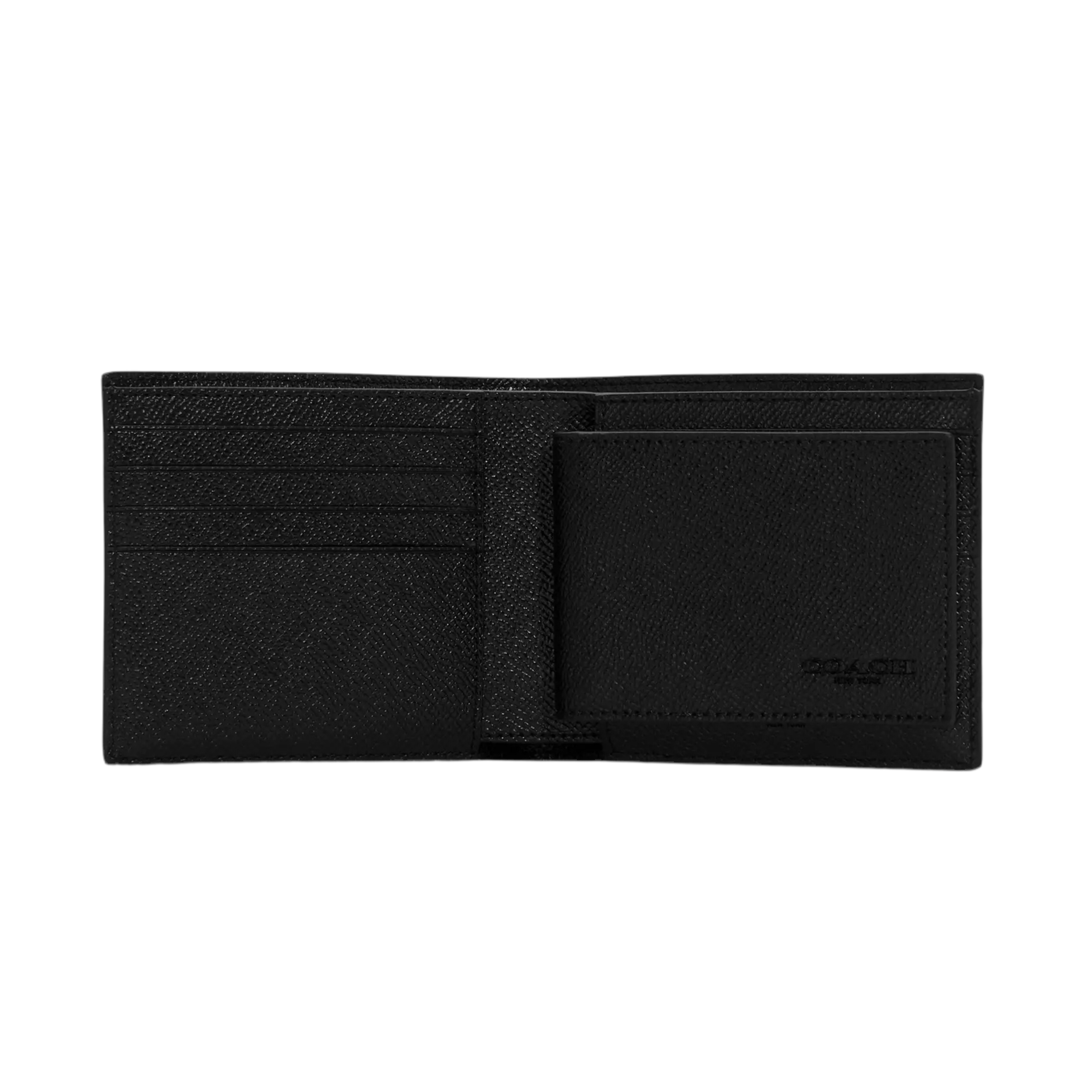 COACH 3 In 1 Wallet - Leather Black