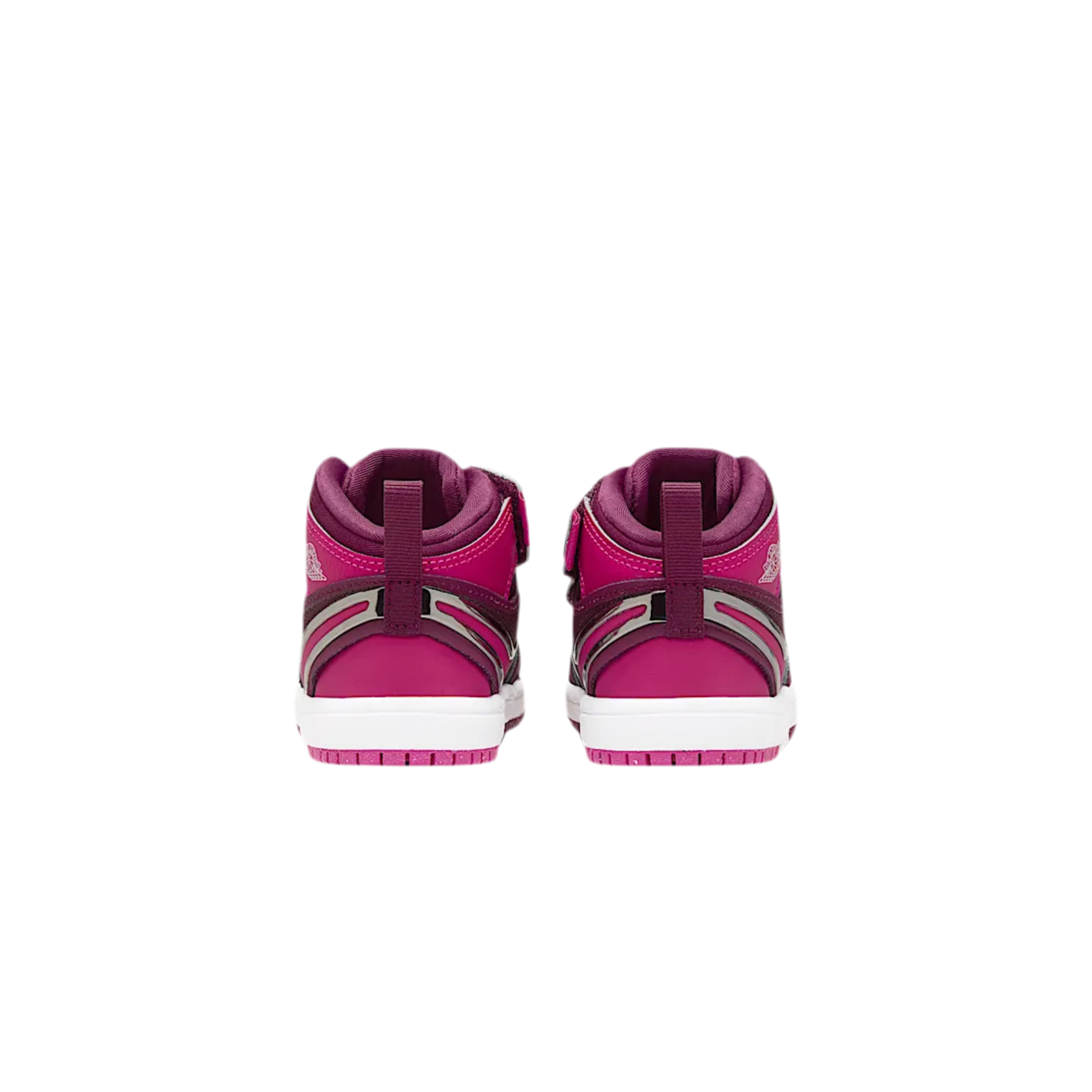 Nike Girls Toddler Jordan 1 Mid RM EasyOn - Volt Tint Active Pink