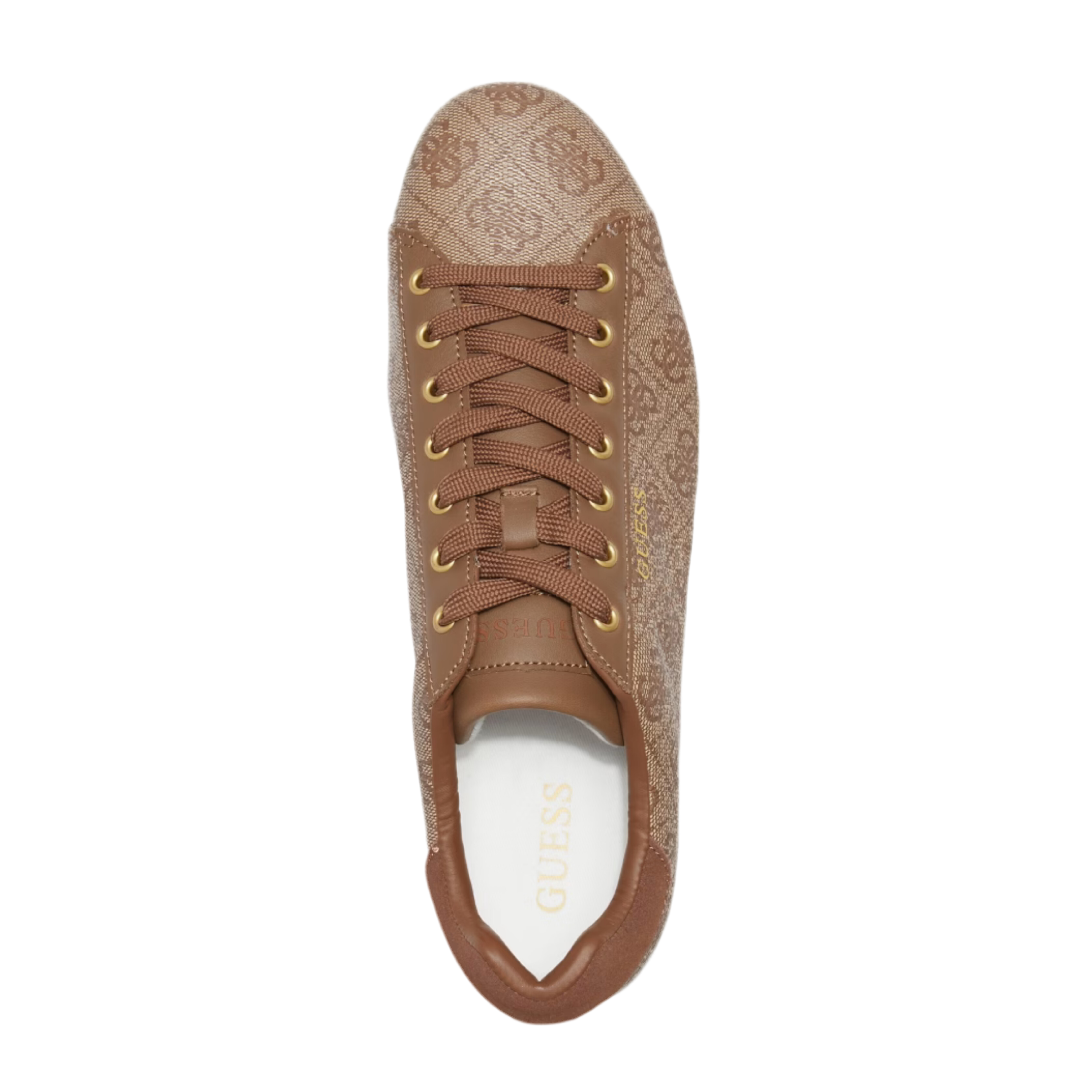 Guess Men Nola Quattro G Low-Top Sneakers - Brown