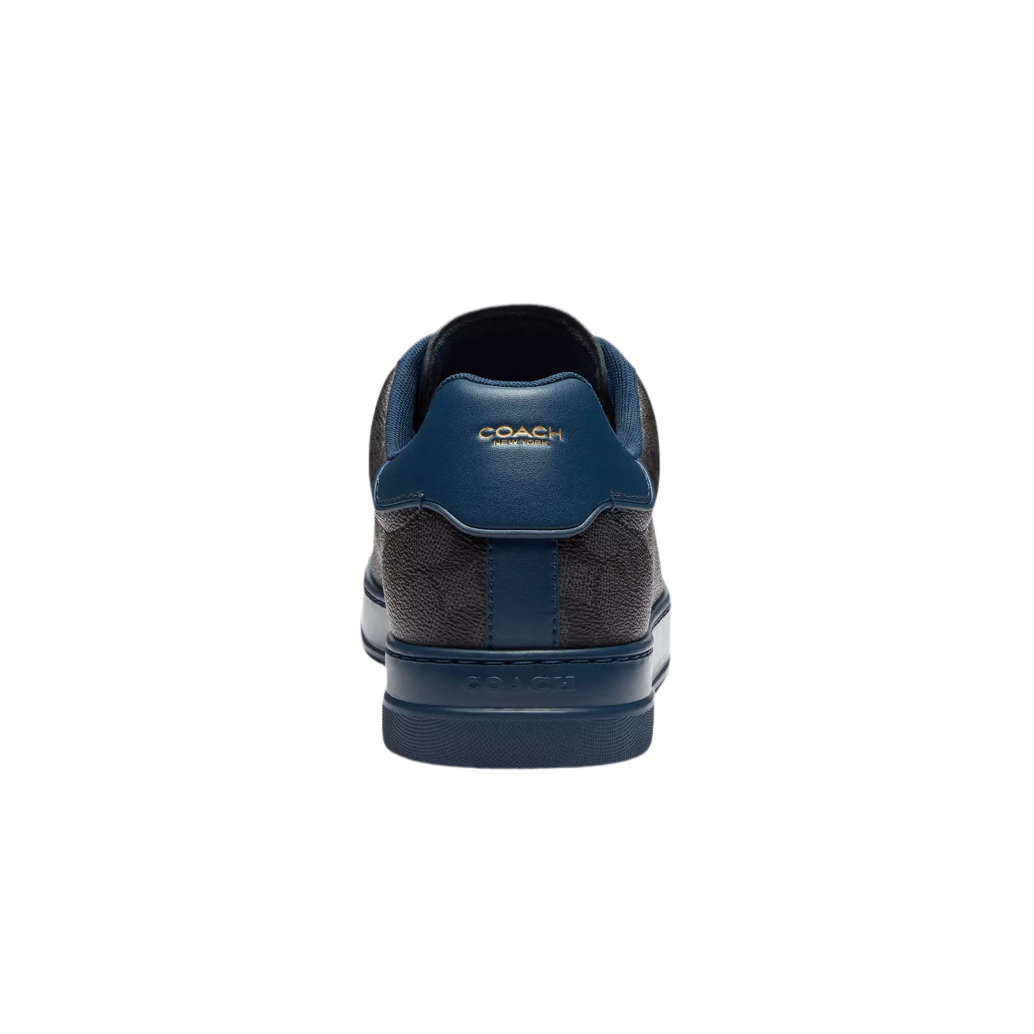 COACH Men's High Line Sneaker - Deep Blue Charcoal