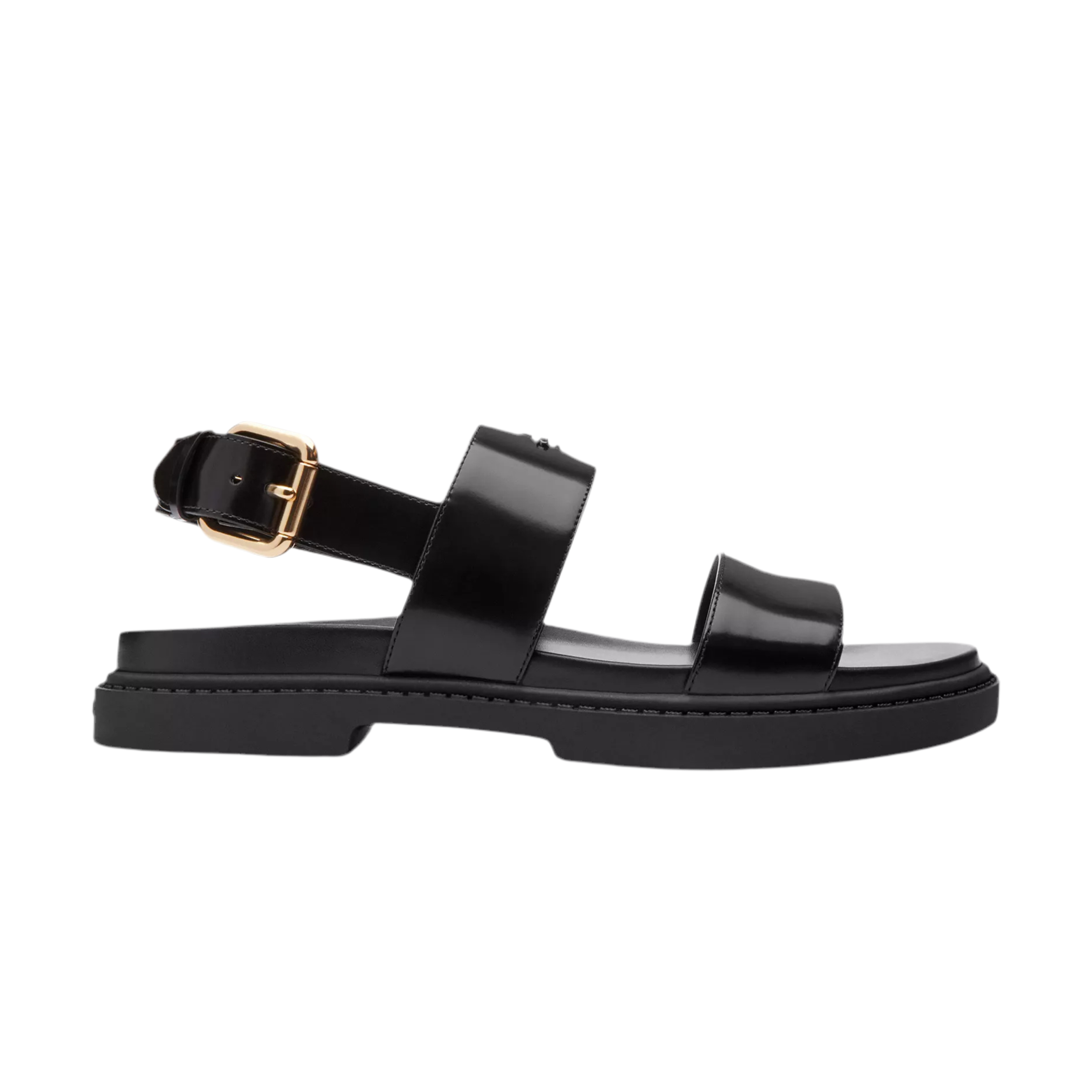 COACH Women's Two Band Sandal - Black