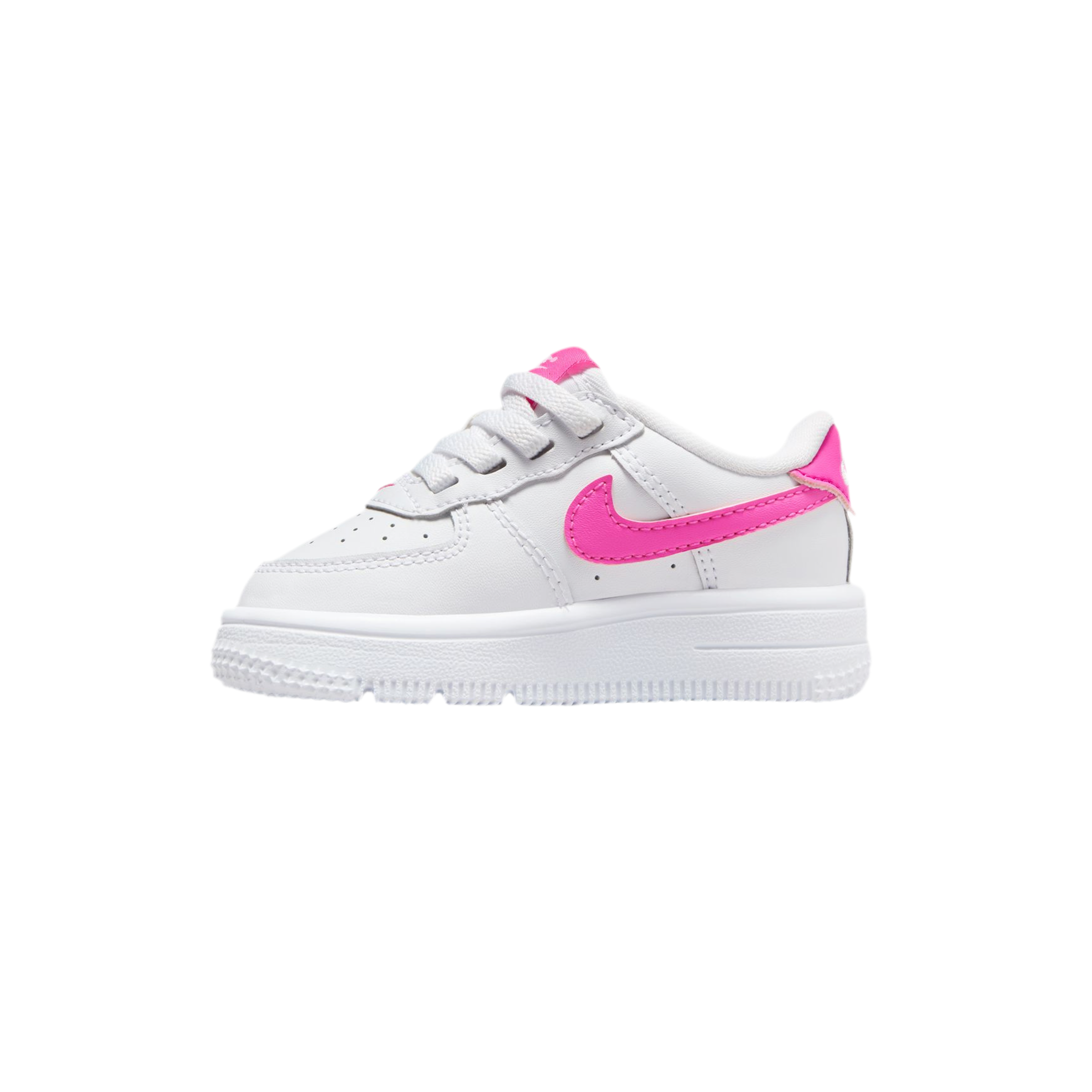 Nike Toddler Air Force 1 Low EasyOn - White Laser Fuchsia