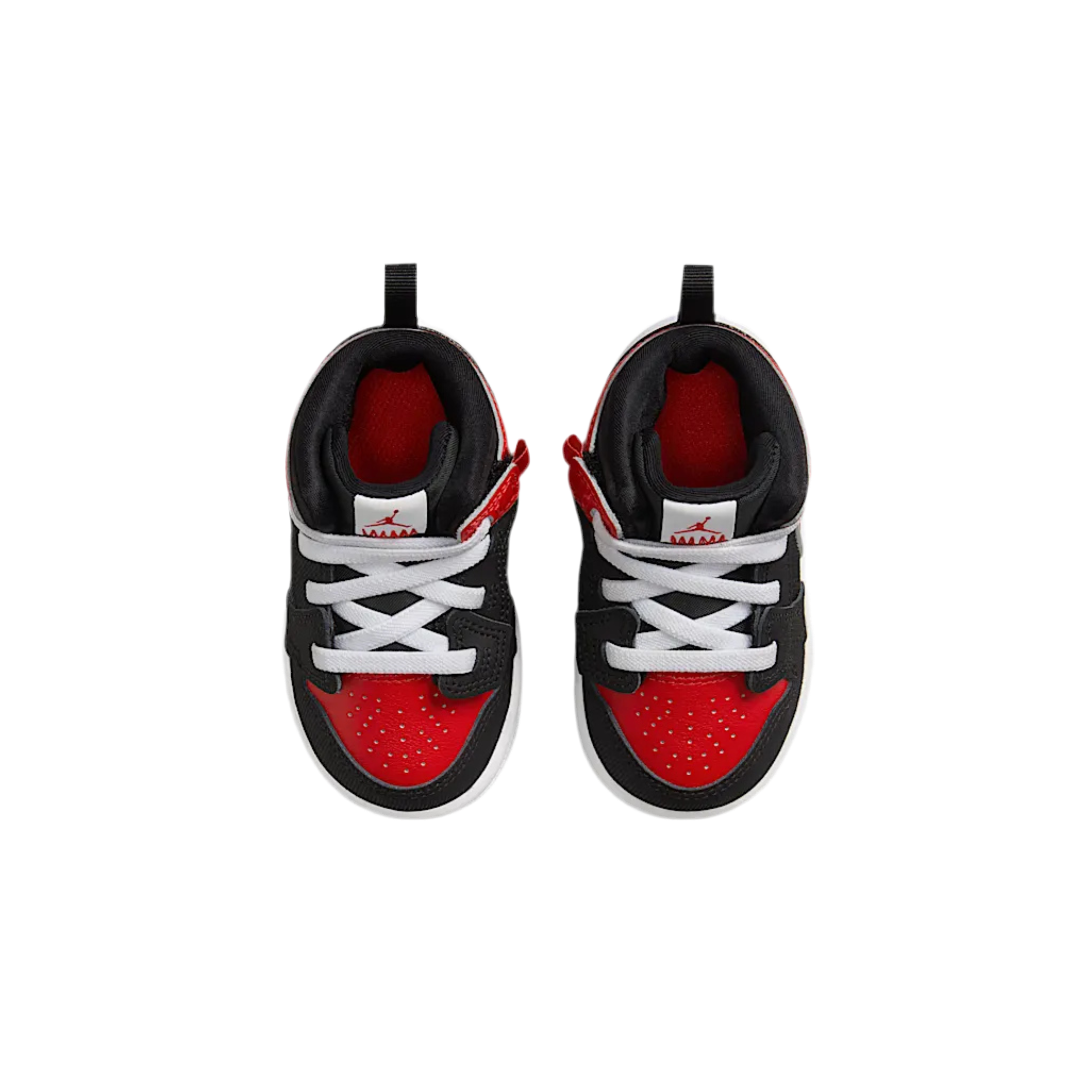 Nike Boys Toddler Jordan 1 Mid RM EasyOn - Black Red