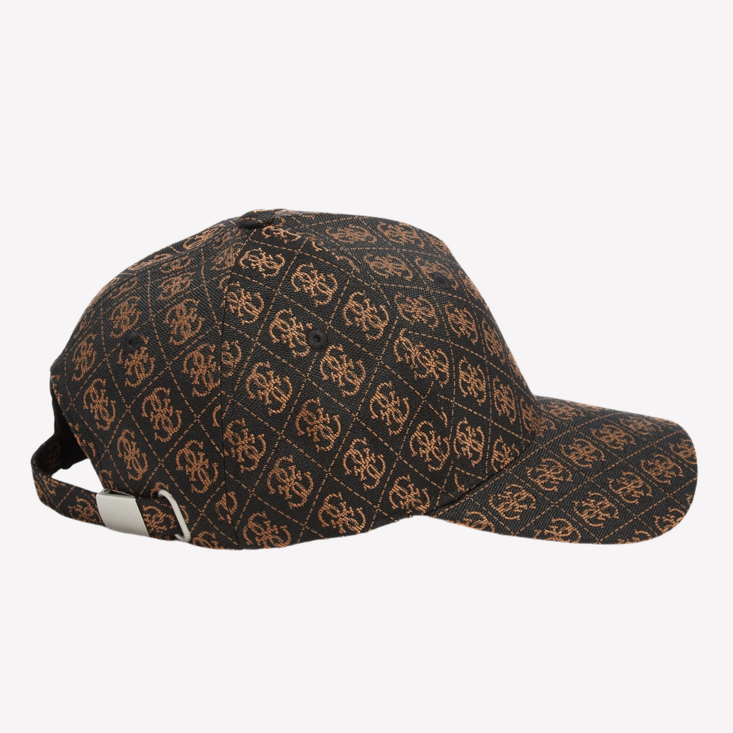 Guess Women Jacquard Quattro G Baseball Cap - Dark Brown