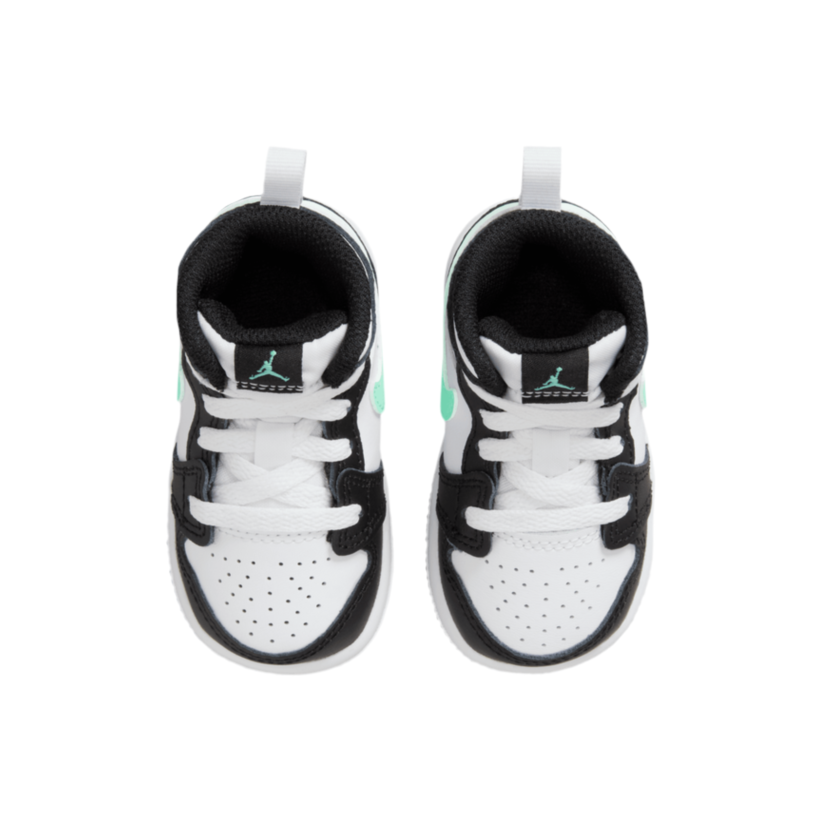 Nike Toddler Jordan AJ1 MID - White Green