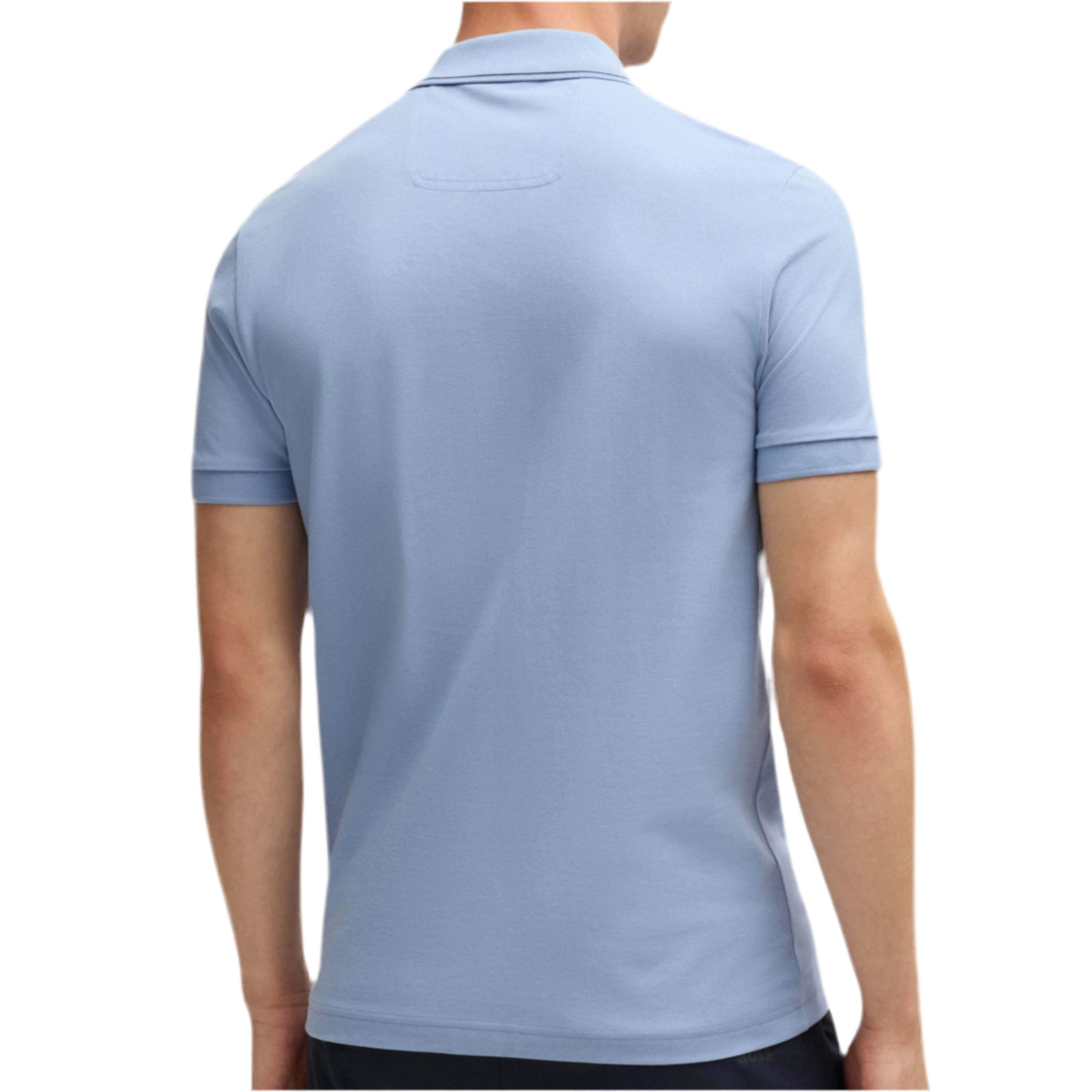 Hugo Boss Men Cotton Pique Slim Fit Polo Shirt - Light Blue