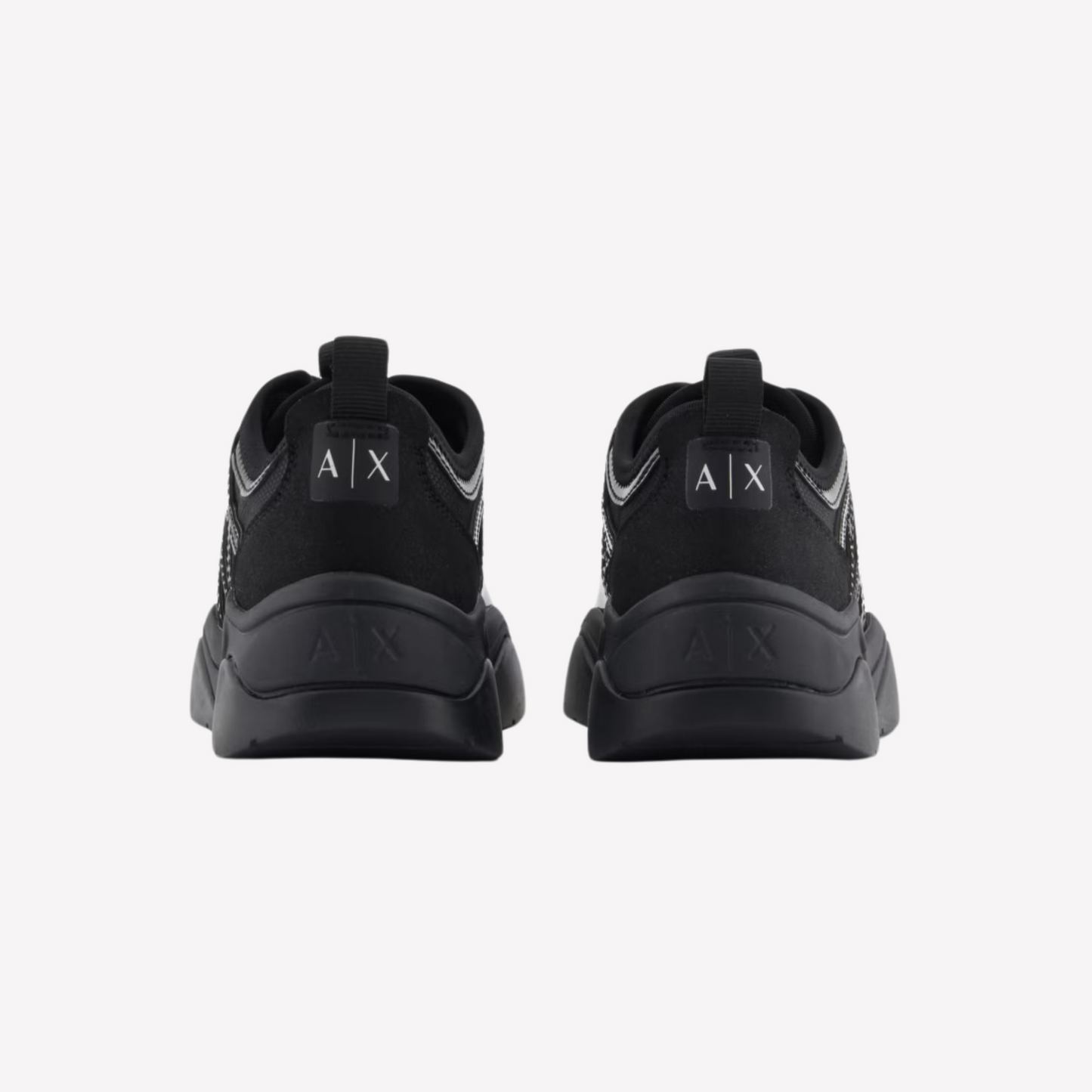 Armani Exchange Women's Chunky Sneaker - Black