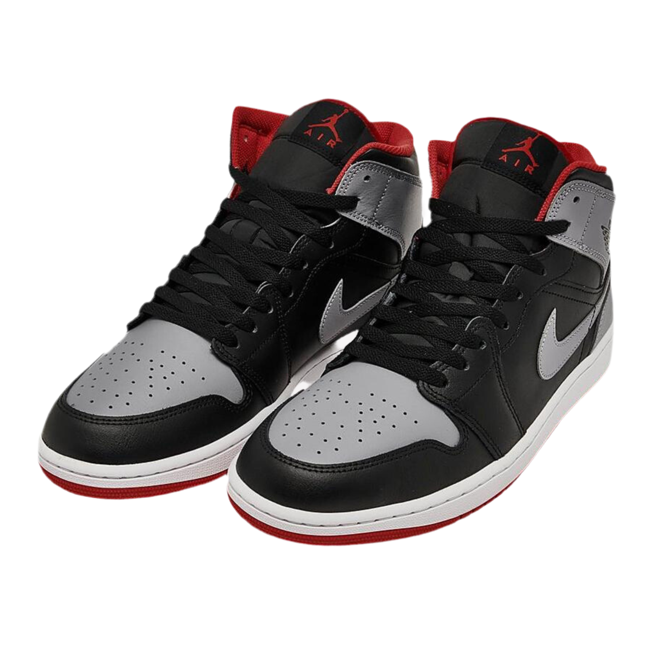 Nike Men's Air Jordan Retro 1 Mid - Black Cement