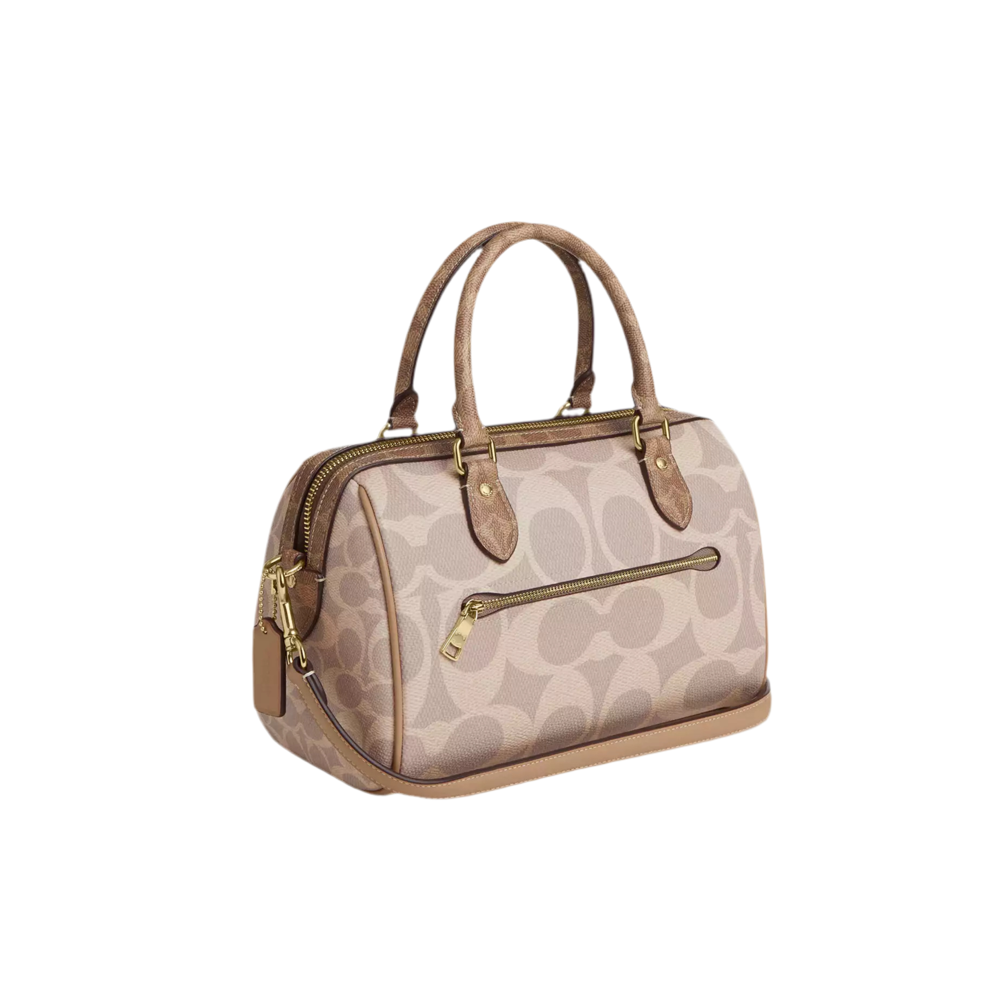 COACH Rowan Satchel Bag - Sand Tan