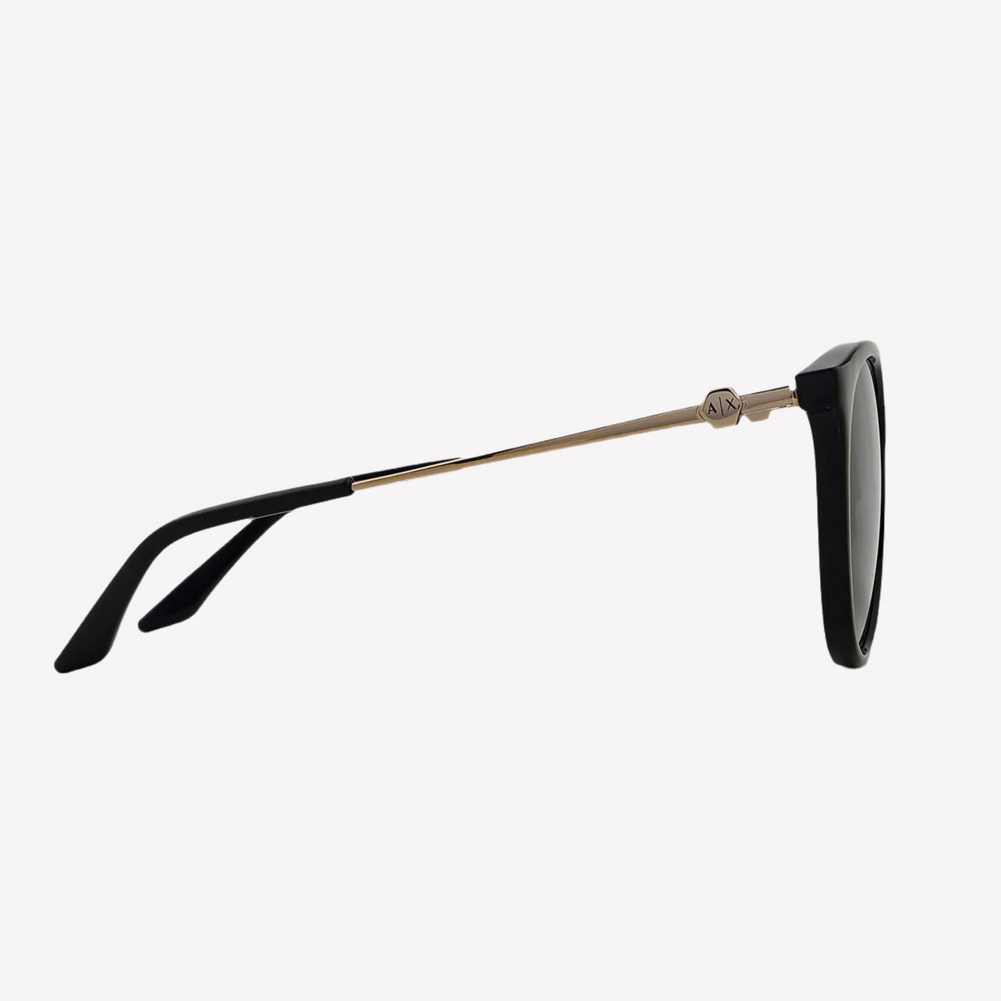 Armani Exchange Women Round Pantos Sunglasses - Black