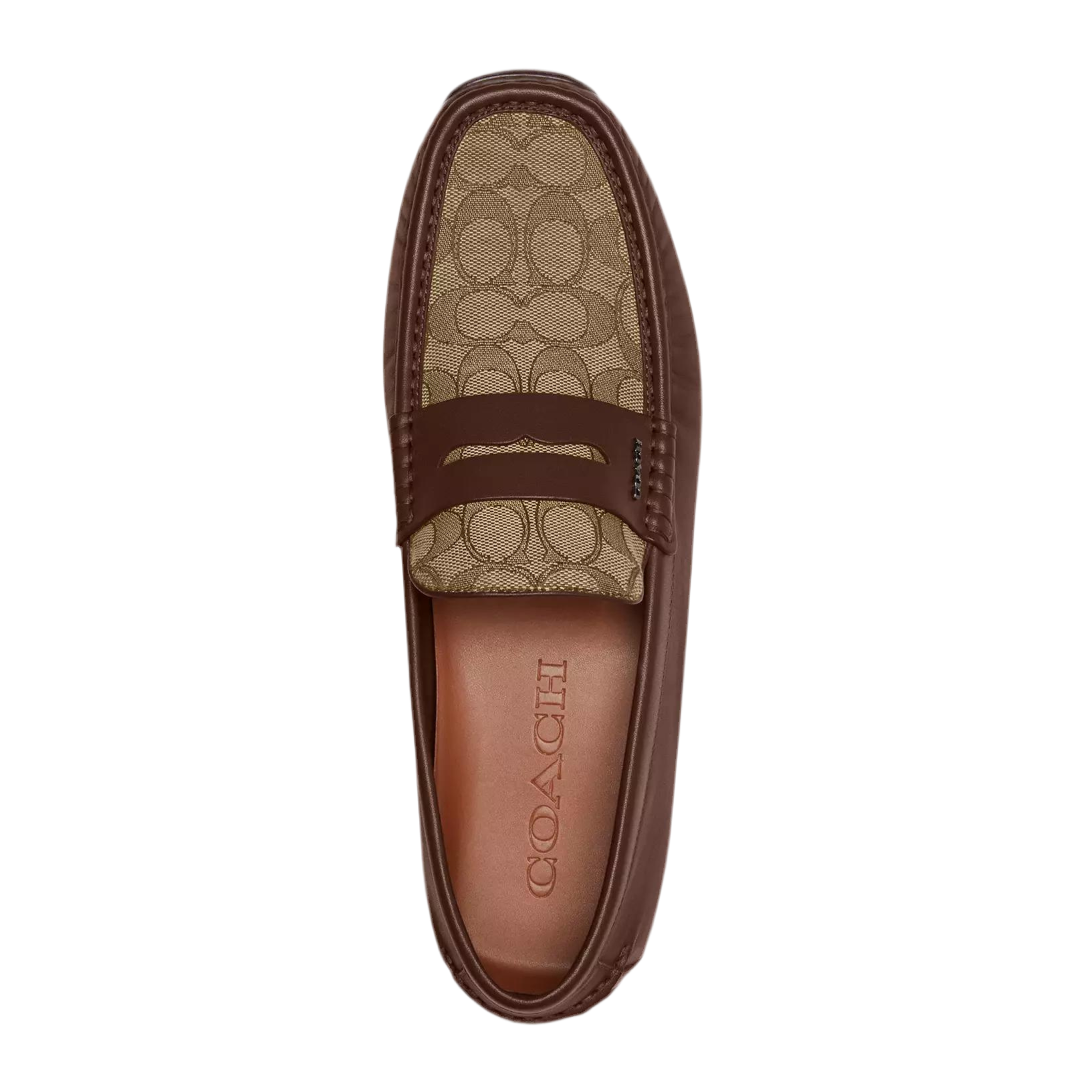 COACH Men's Liam Driver - Dark Saddle