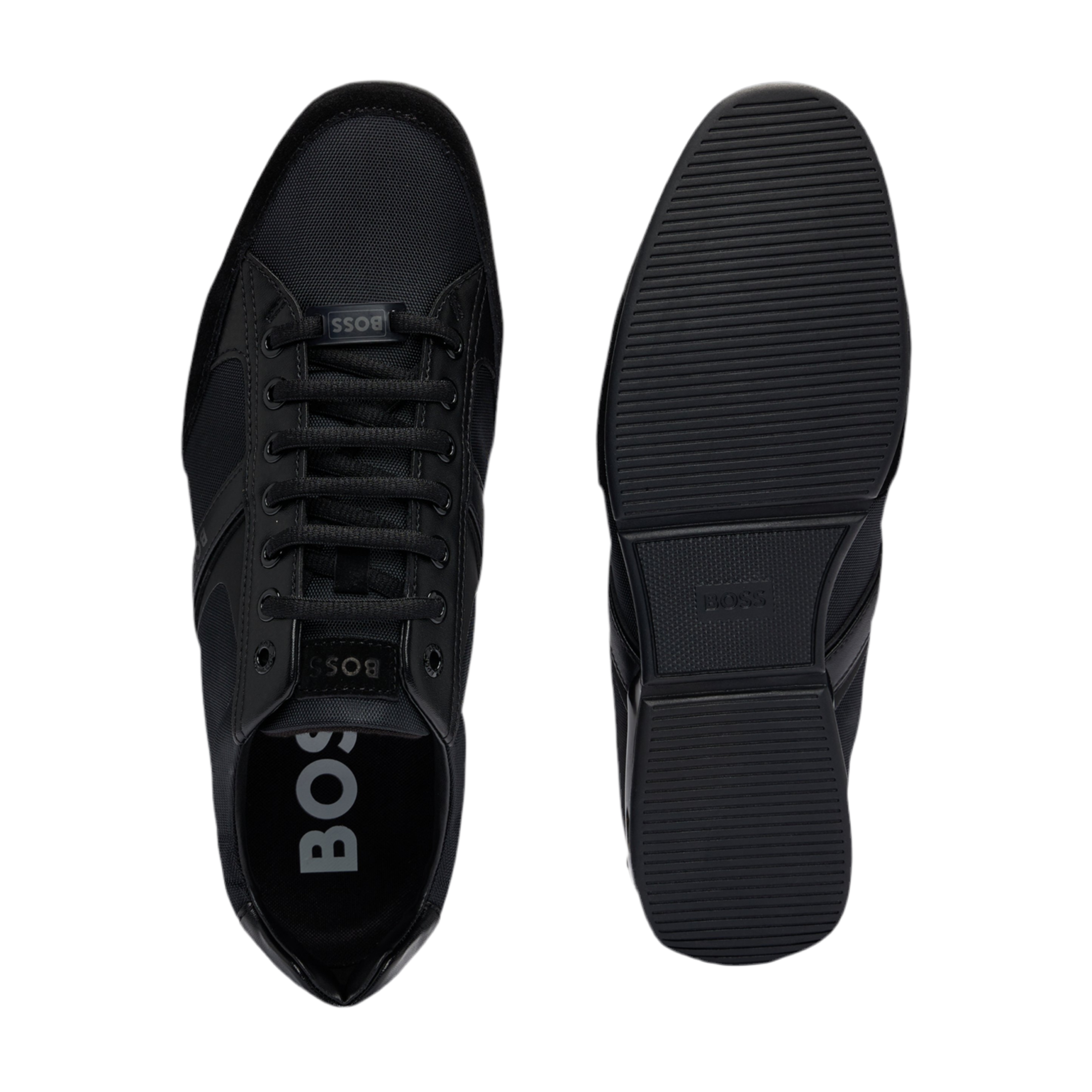 Hugo Boss Men Mixed Trainers - Black