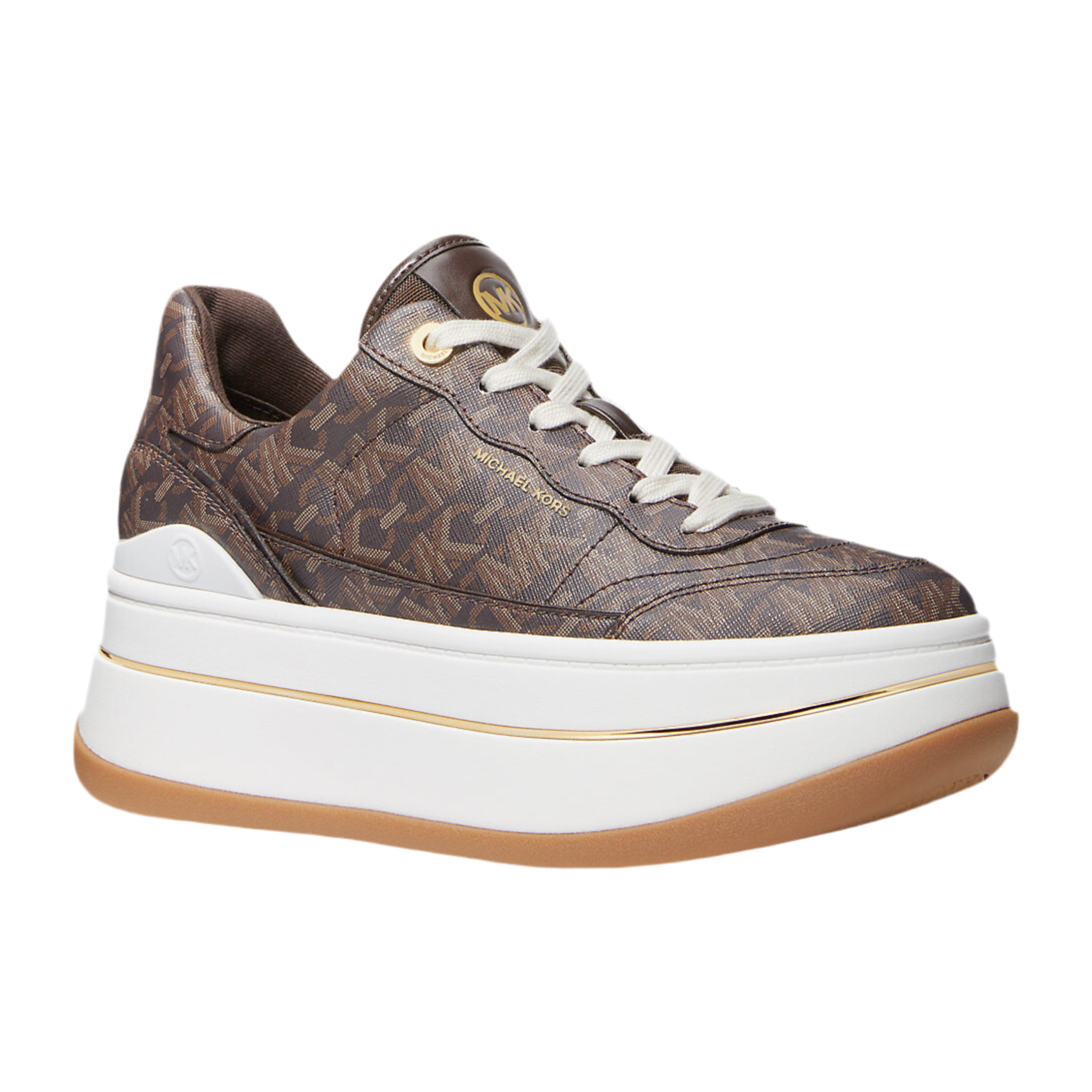 Michael Kors Women Hayes Platform Sneaker - Brown