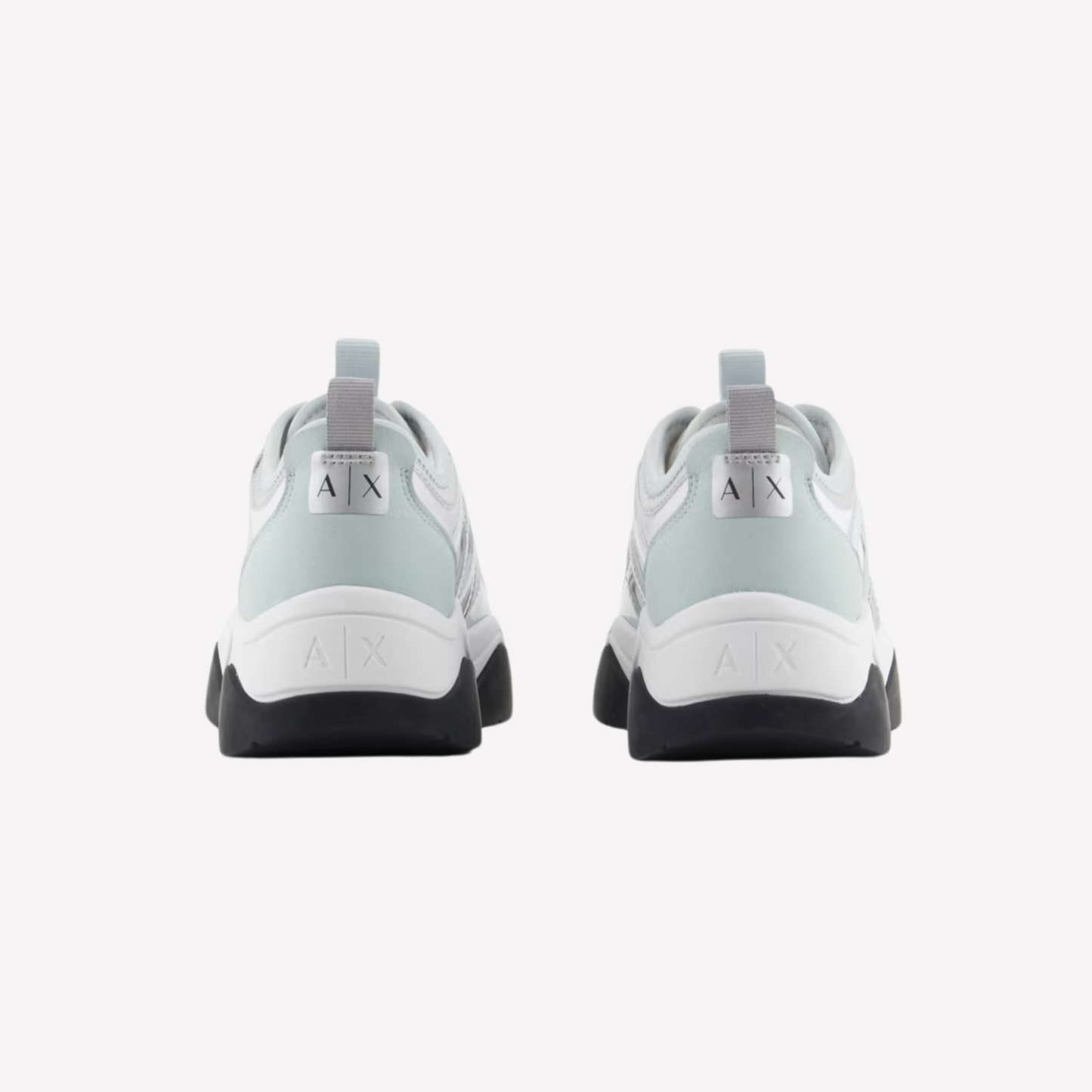 Armani Exchange Women's Chunky Sneaker - Light blue