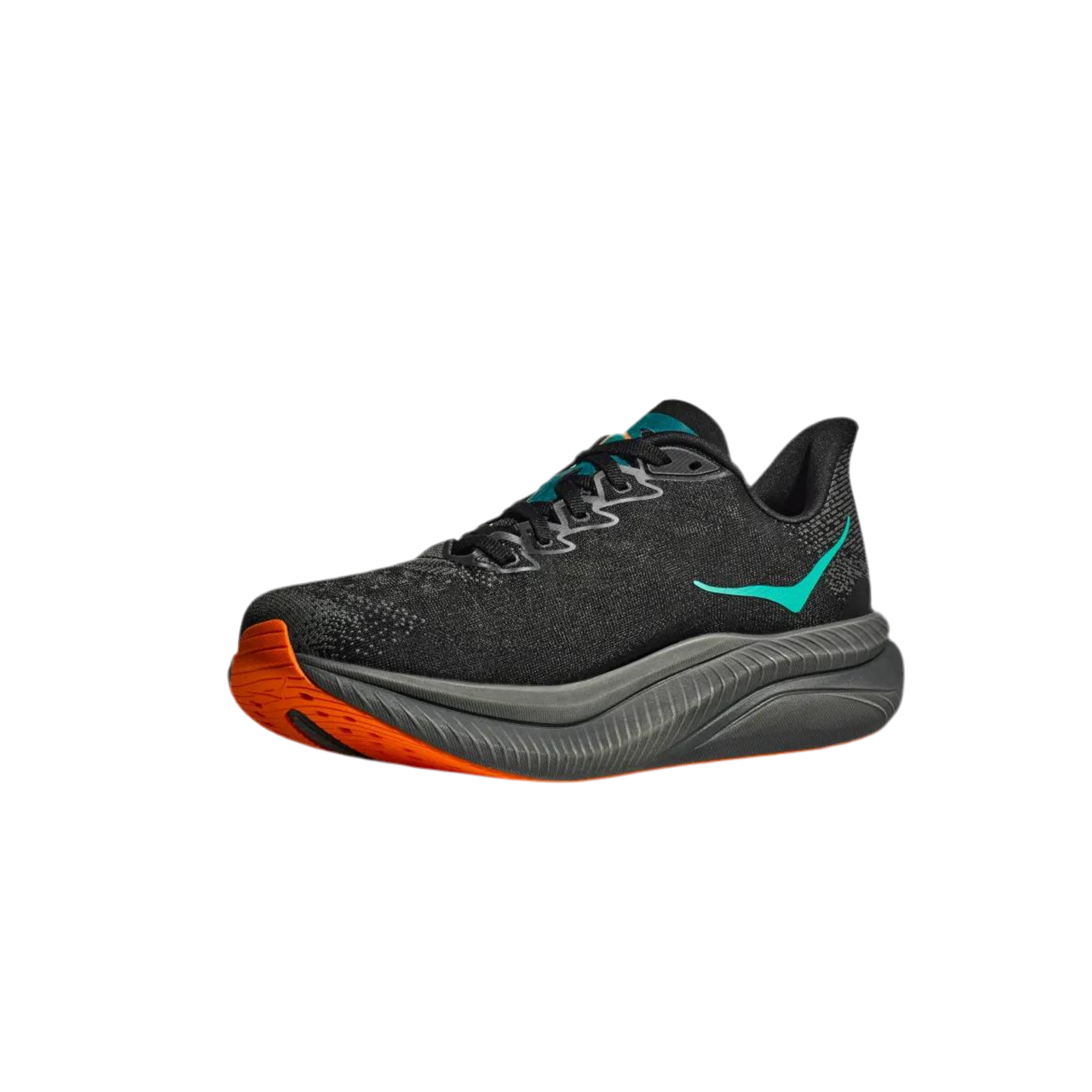 Hoka Men Mach 6 - Black Electric Tangerine