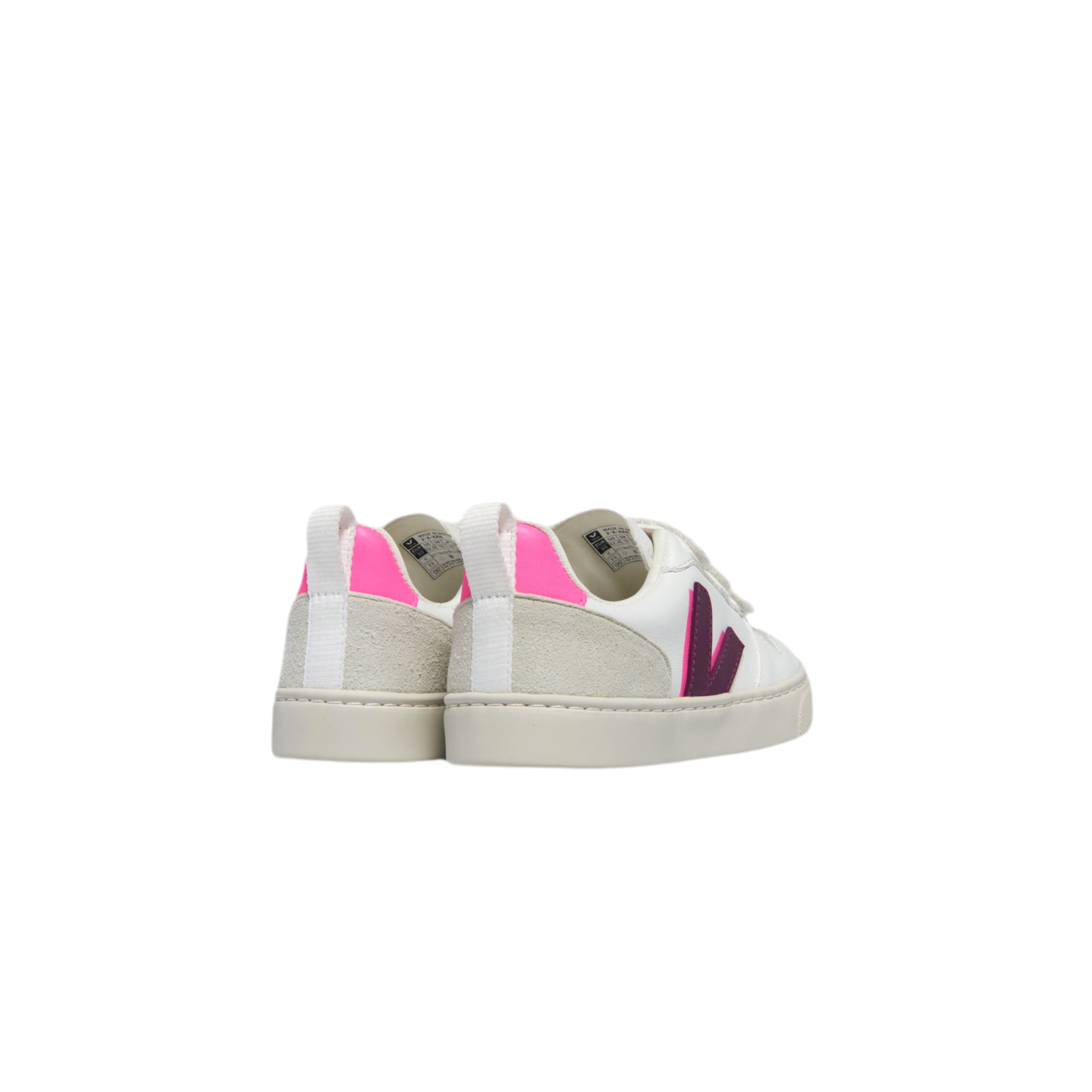 Veja Kids V-10 - White Magenta Sari