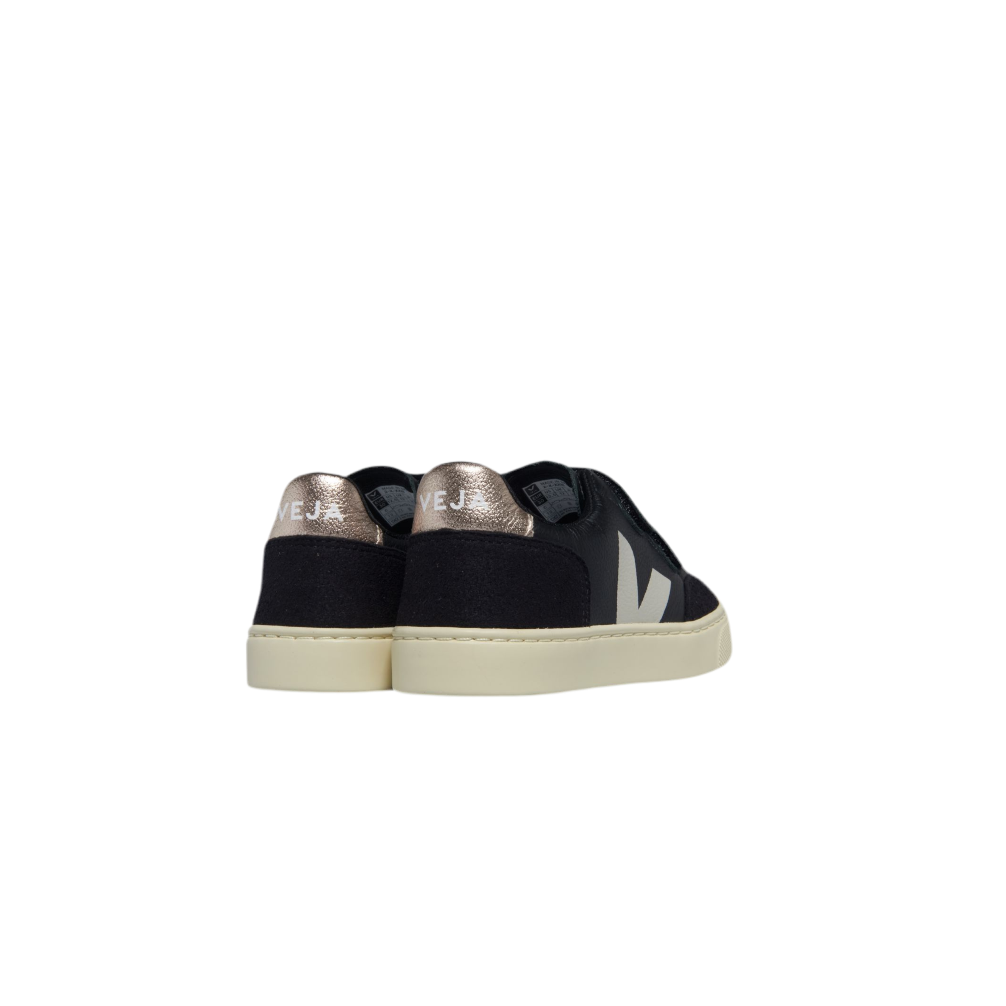 Veja Kids V-12 - Black White Platine