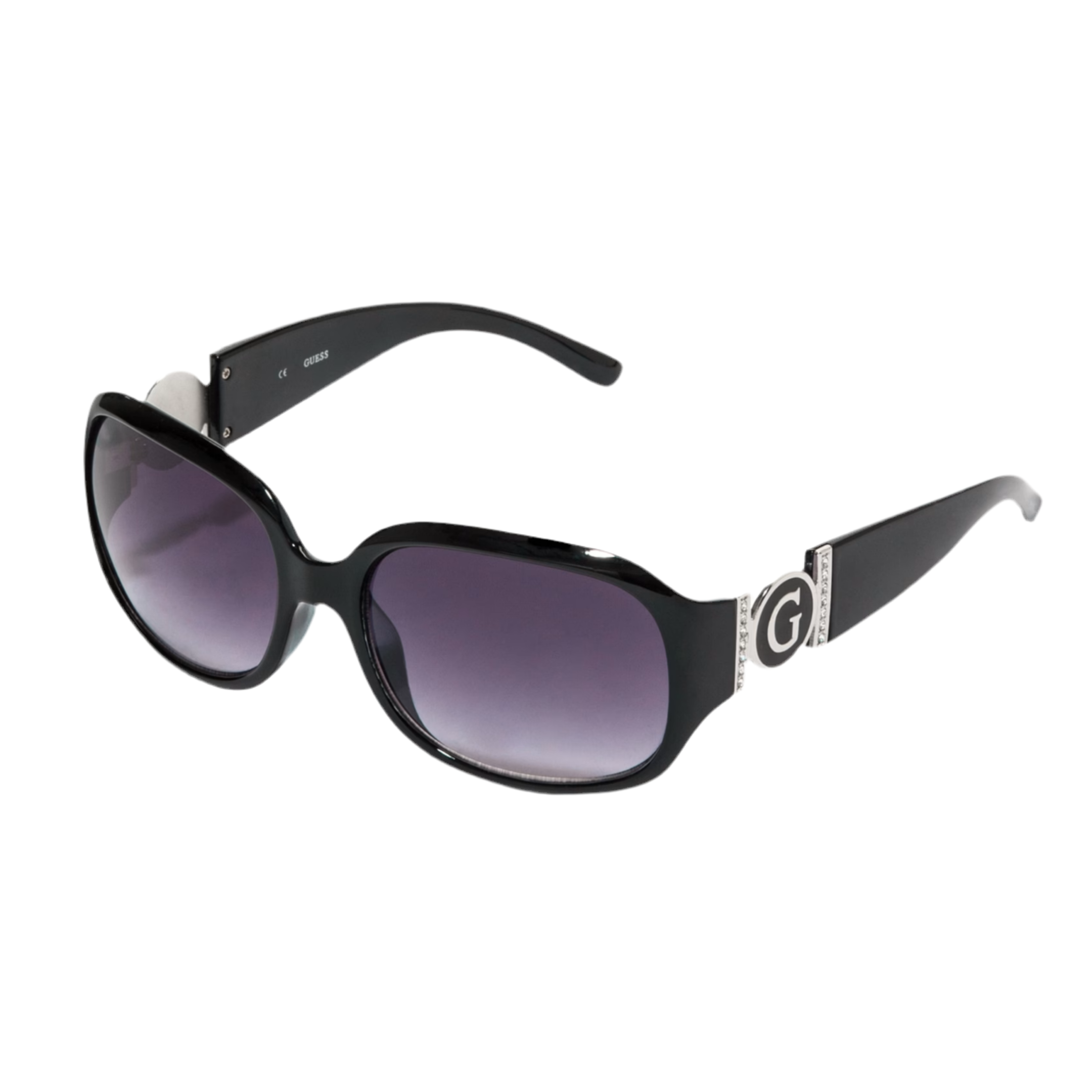 Guess Women Cutout Logo Sunglasses - Black