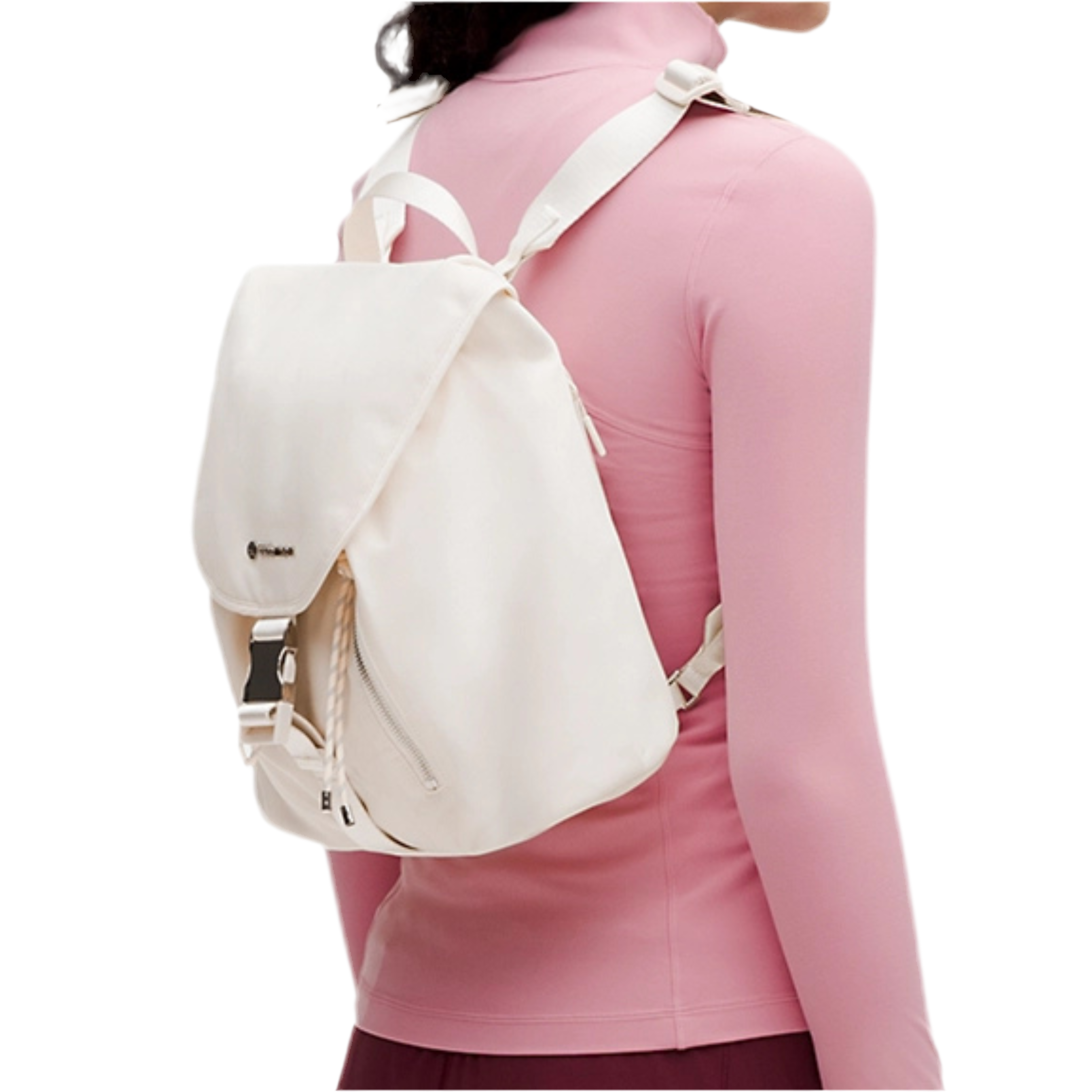 Lululemon Drawstring Bucket Backpack - Light Ivory