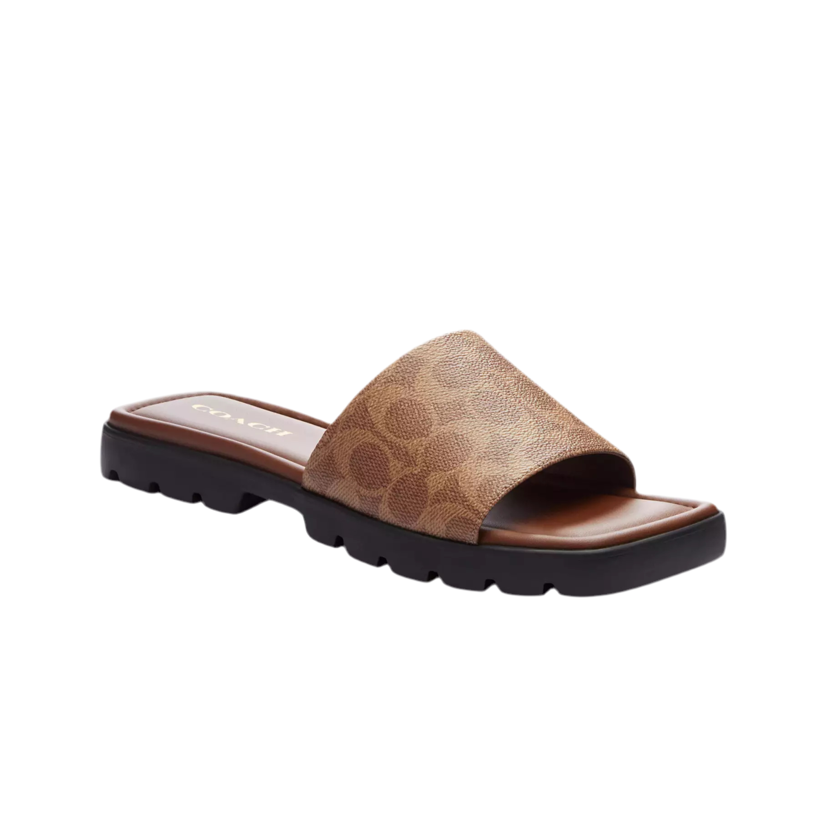 COACH Women's Florence Sandal - Dark Saddle