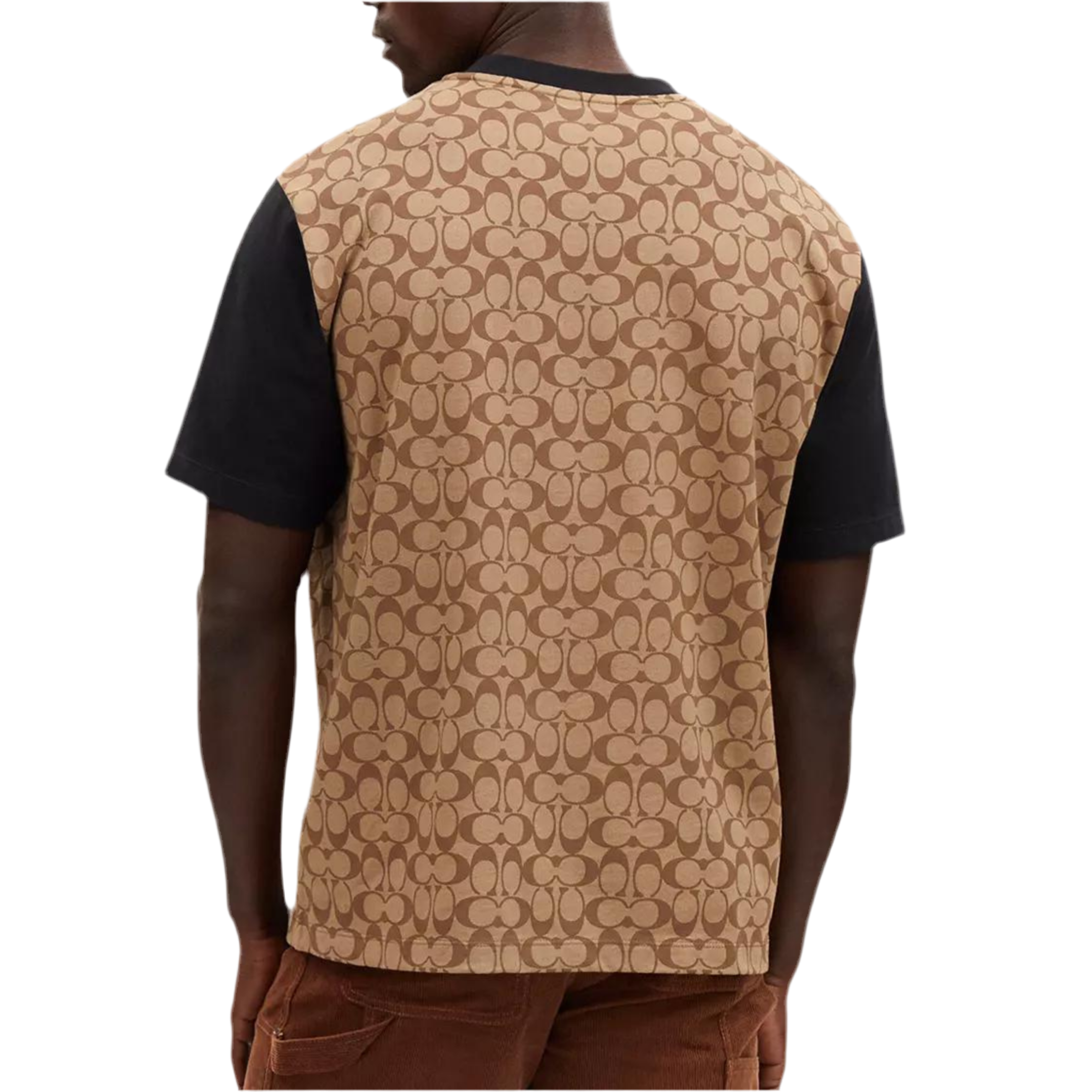 COACH Men Signature T Shirt In Organic Cotton - Khaki