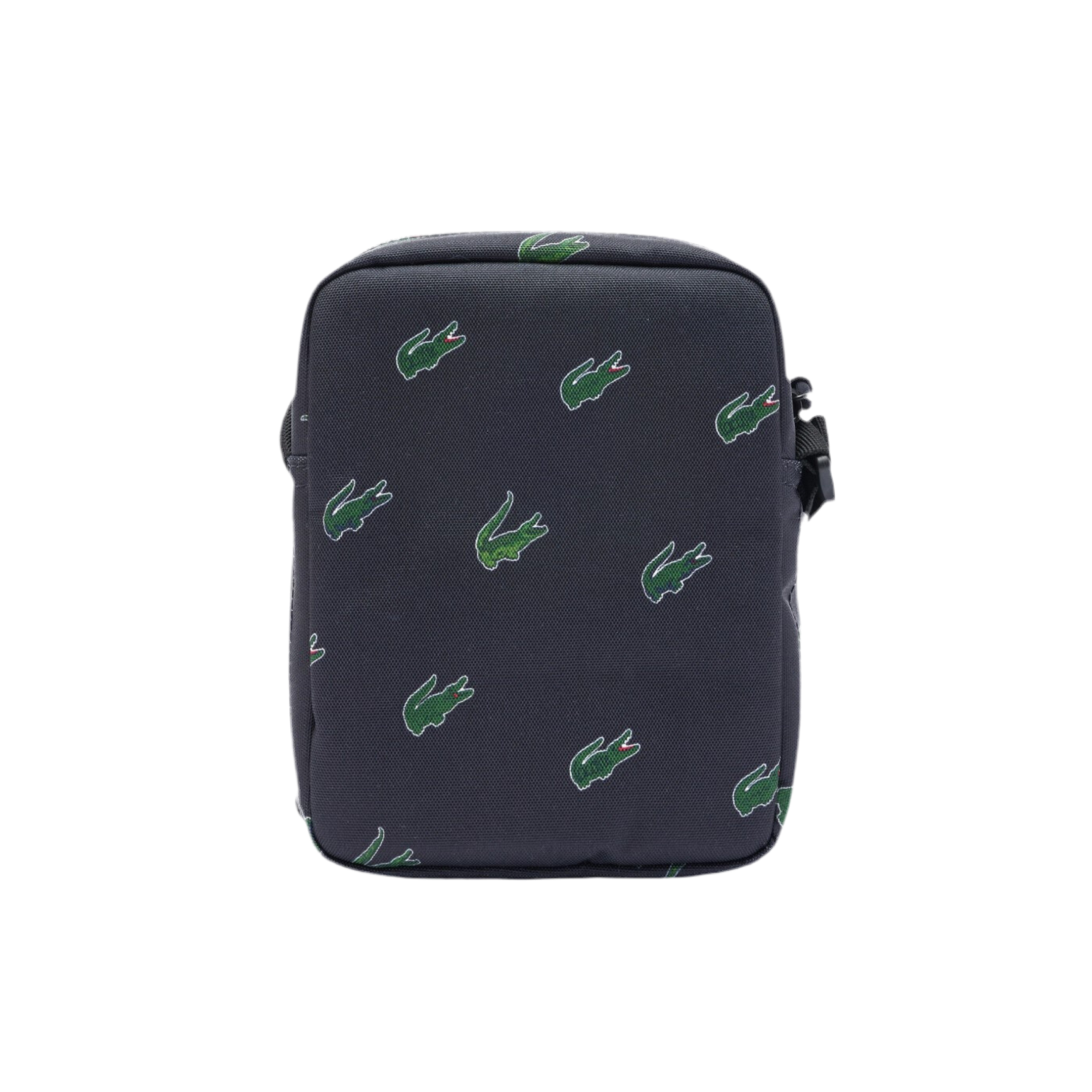 Lacoste Croc Print Satchel - Black