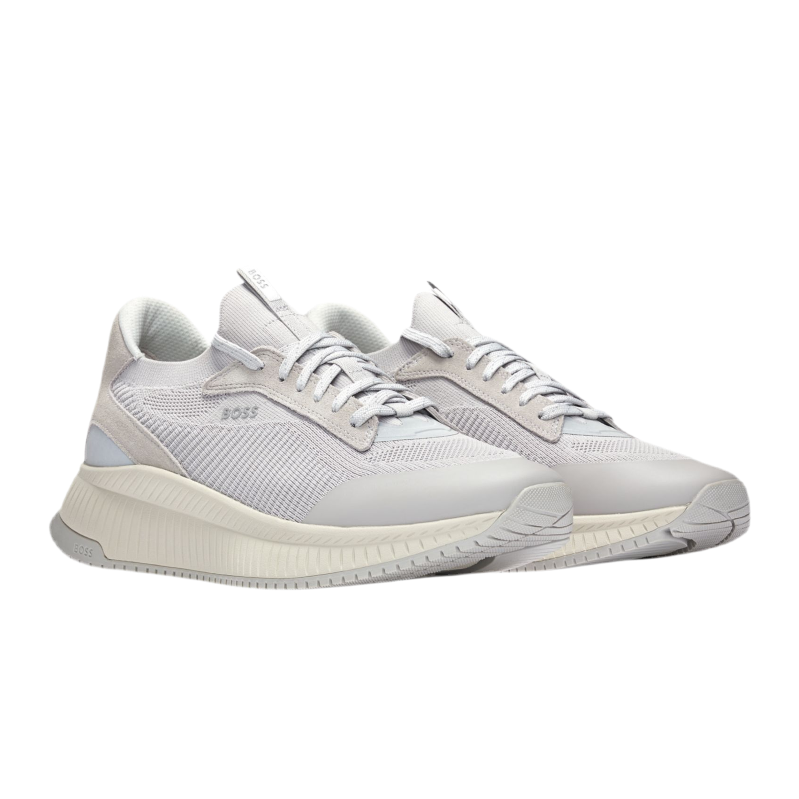 Hugo Boss Men Ttnm Evo Trainers - Light Grey