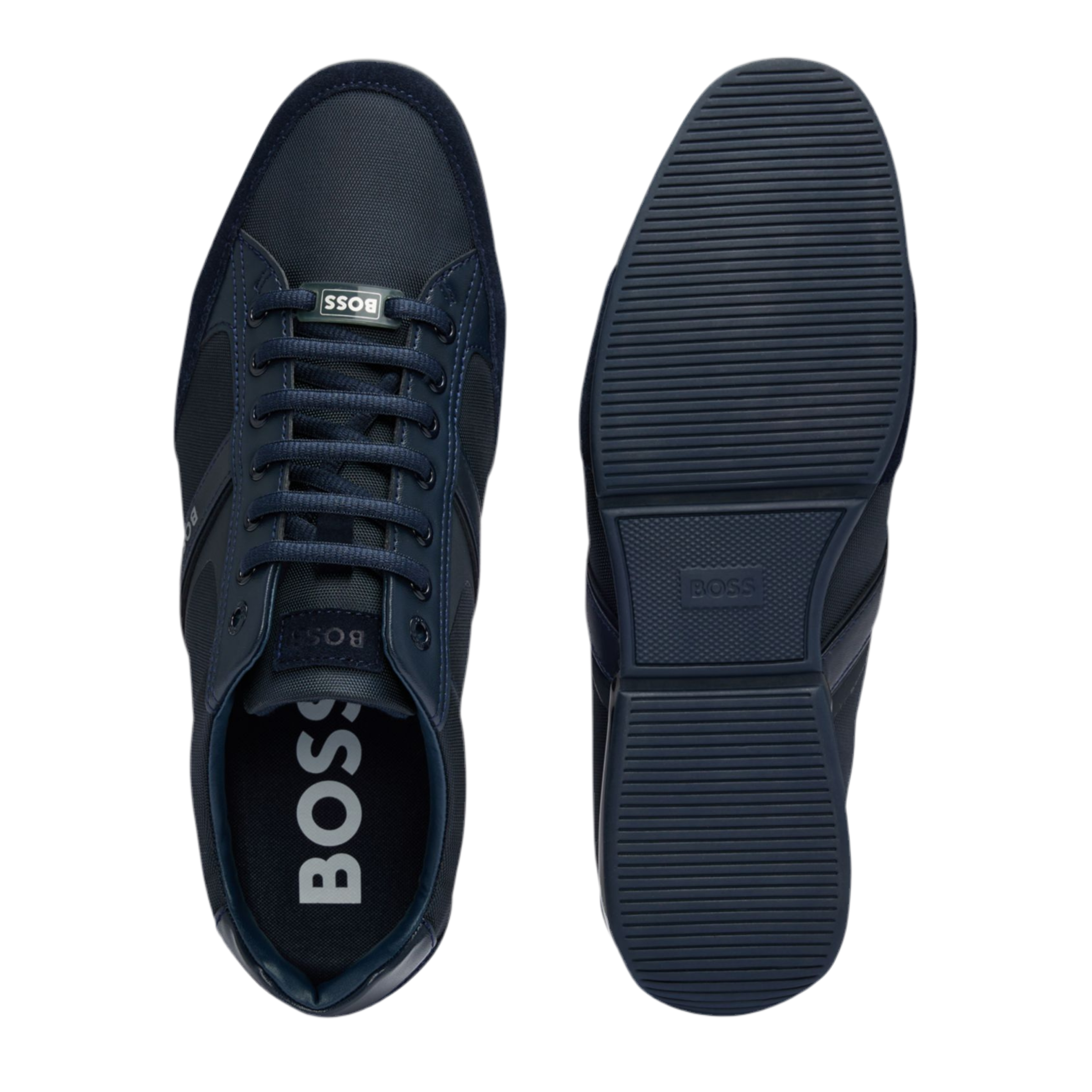 Hugo Boss Men Mixed Trainers - Dark Blue