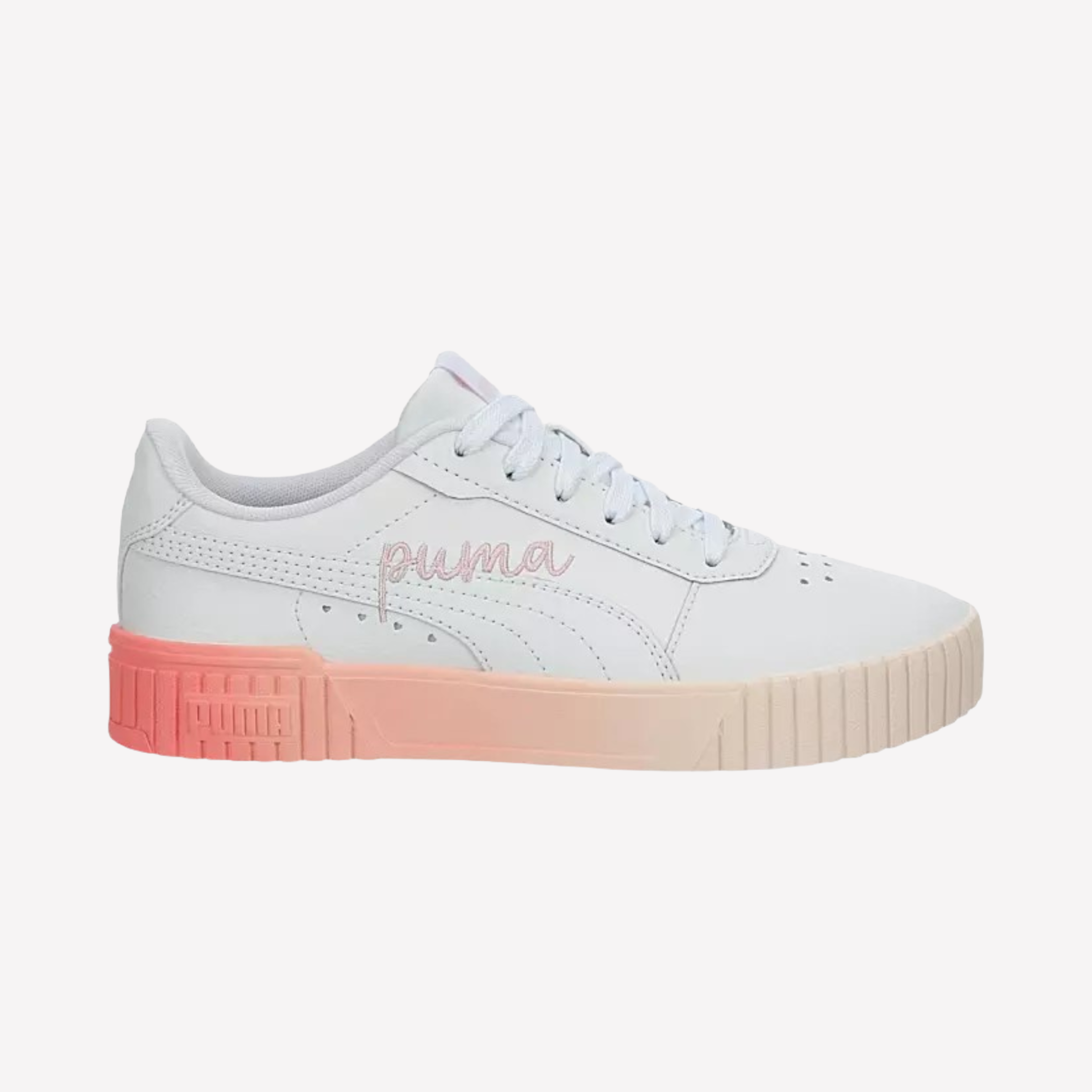 Puma Women Carina Two Pink Logo MR Shoes Accessories