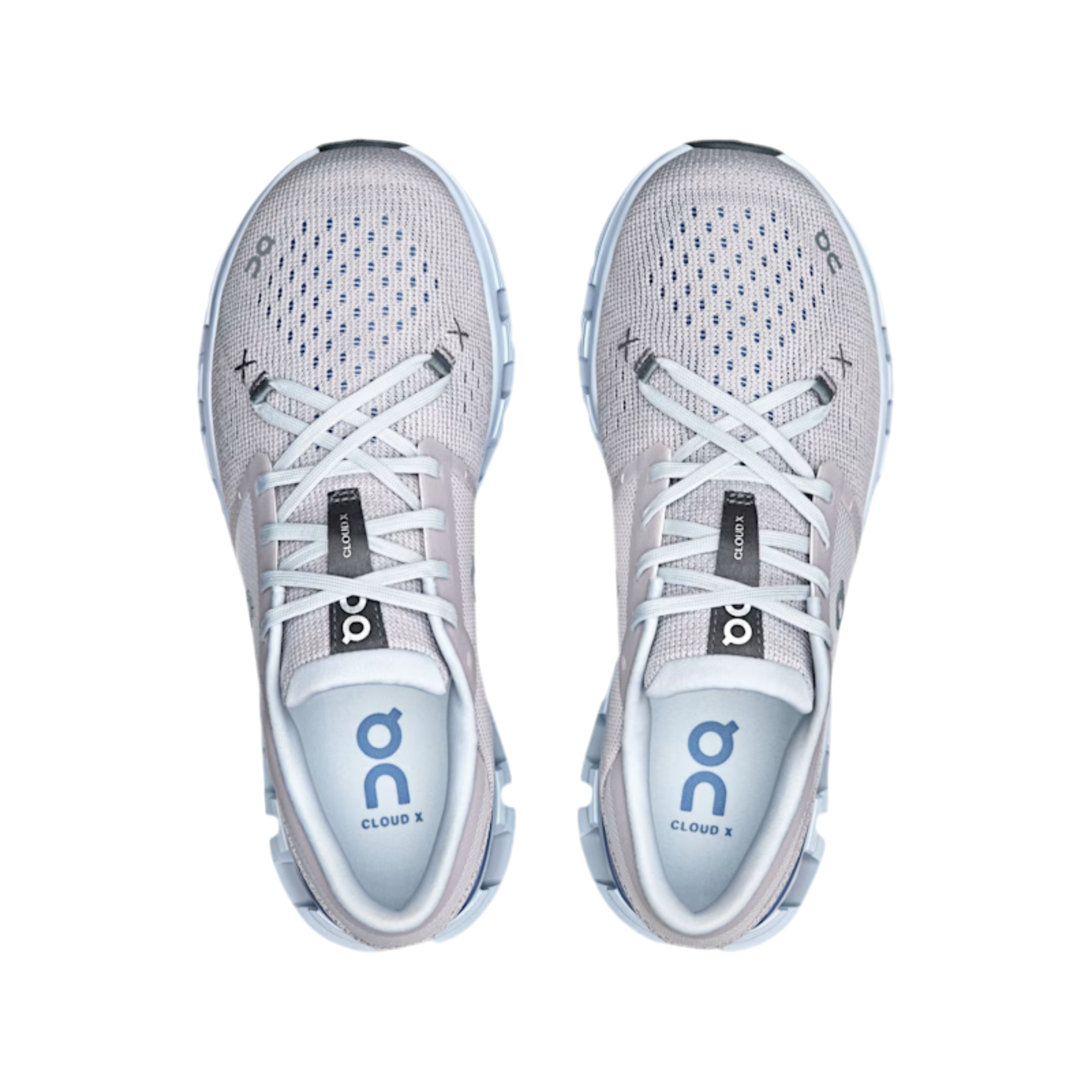 ON Women Cloud X 4 - Silver Chambray