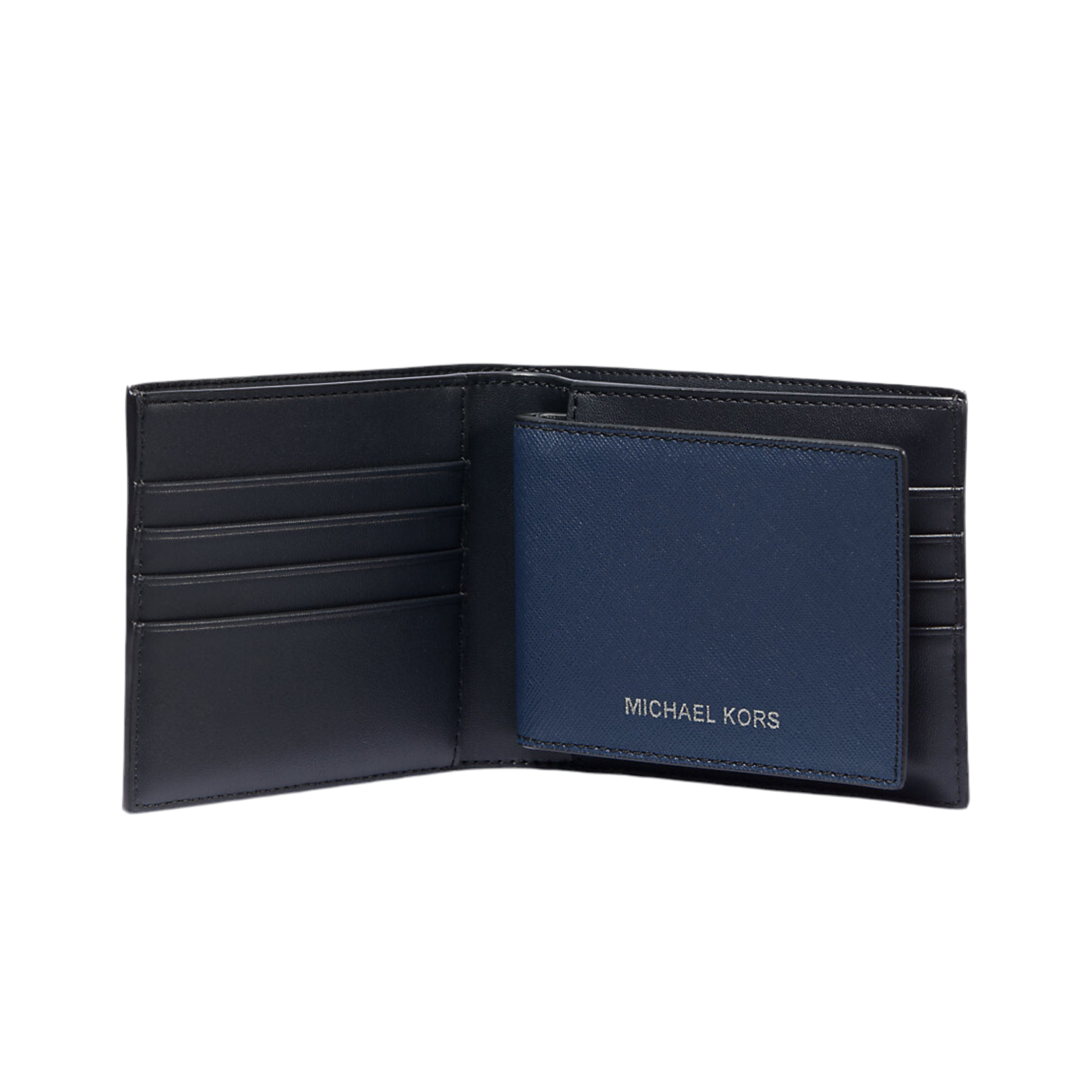Michael Kors Harrison Saffiano Leather Wallet - Navy