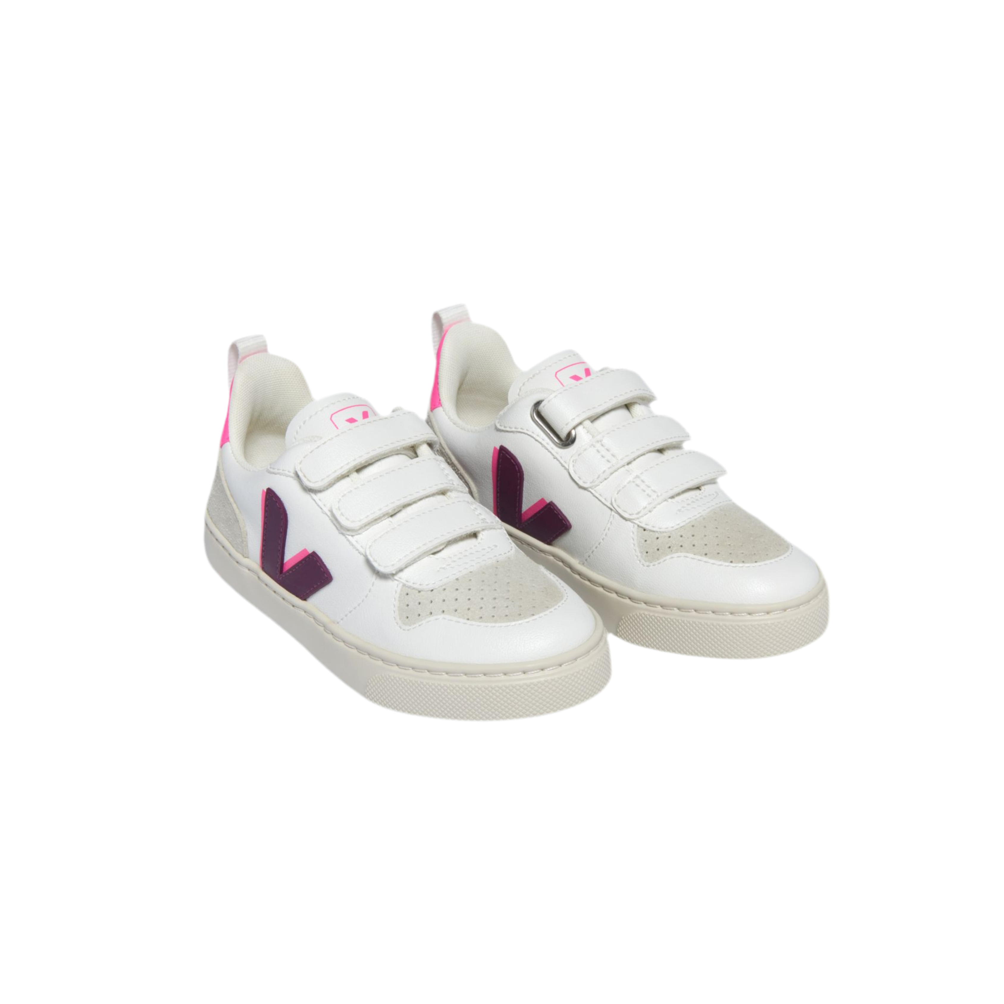 Veja Kids V-10 - White Magenta Sari