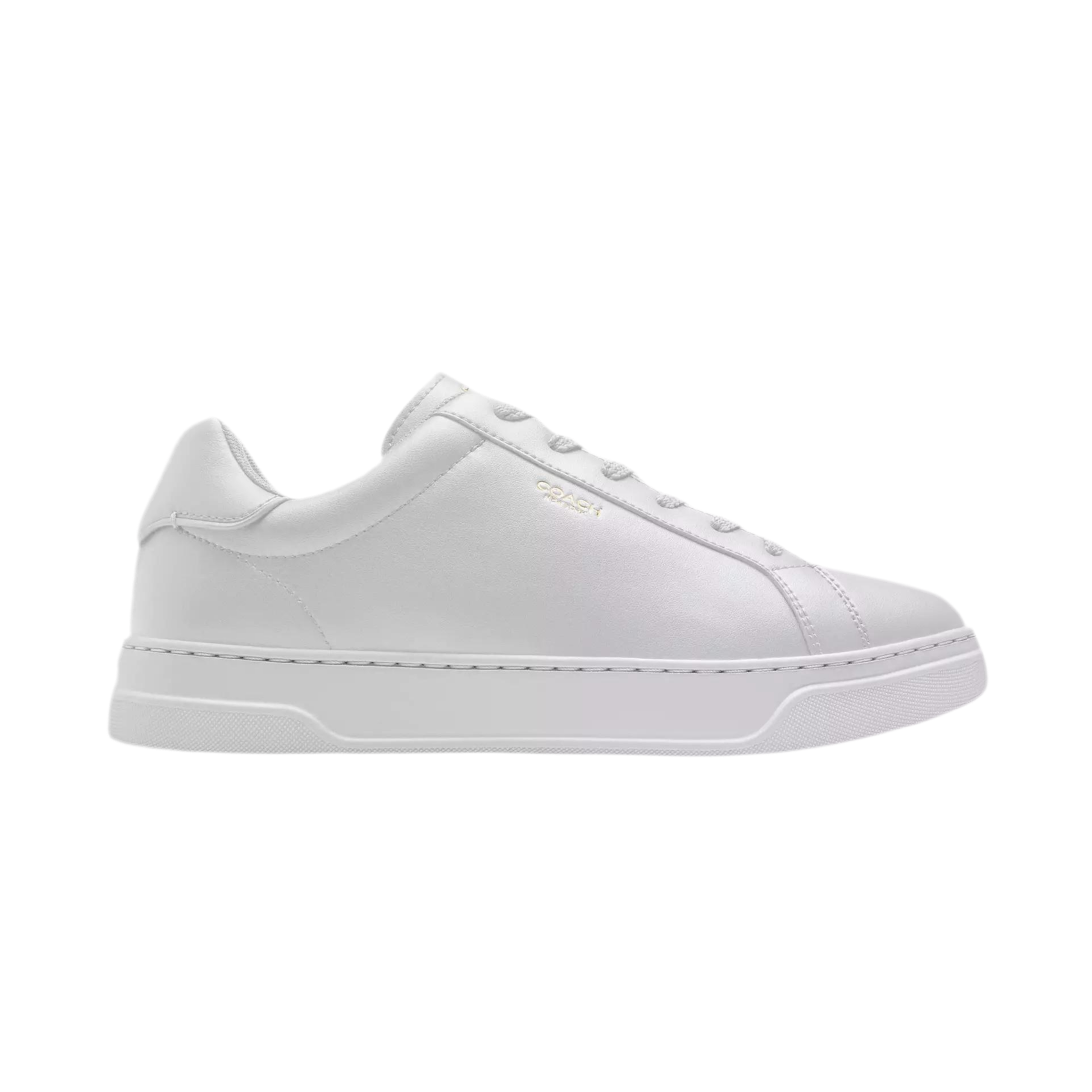 COACH Men's High Line Sneaker - Optic White
