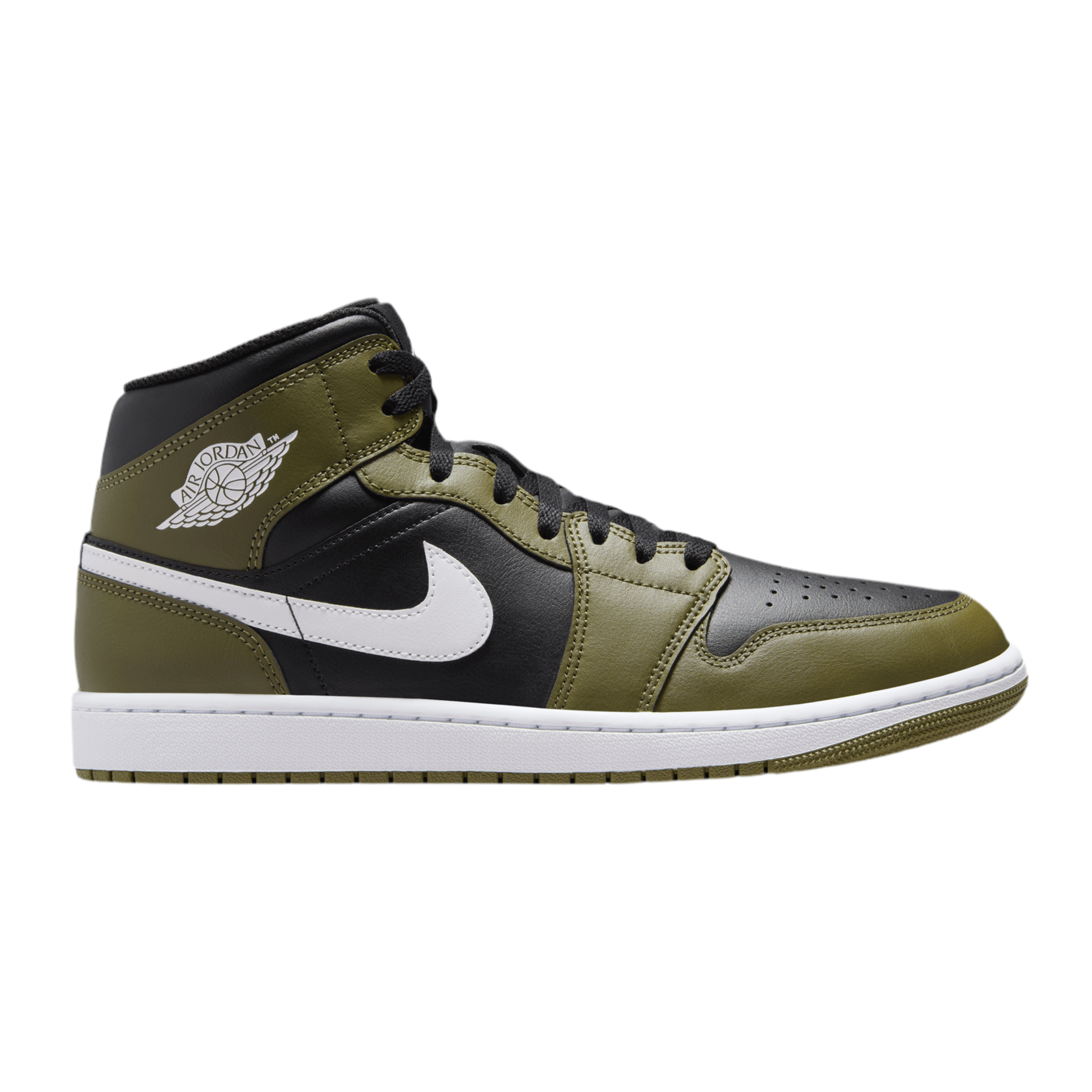 Nike Men Air Jordan 1 Mid - Black Olive