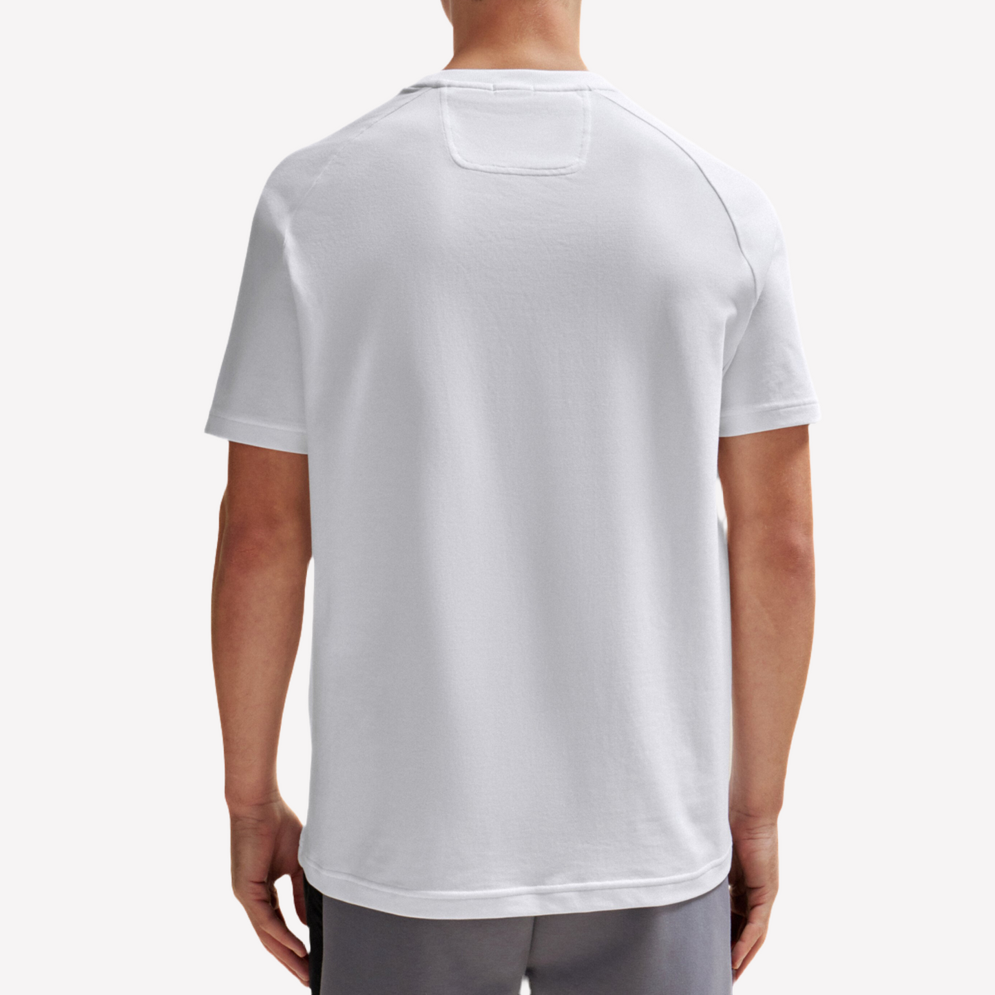 Hugo Boss Men Cotton Artwork T-Shirt - White