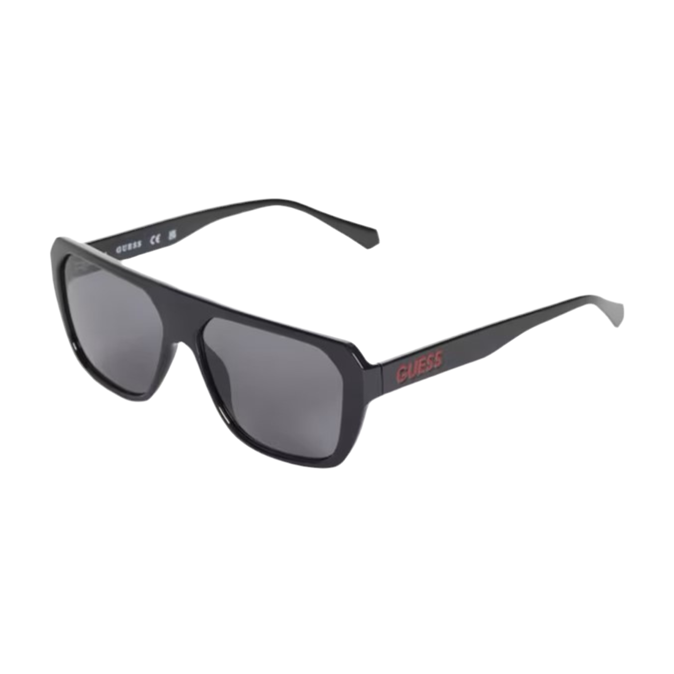 Guess Men Angular Square Sunglasses - Black