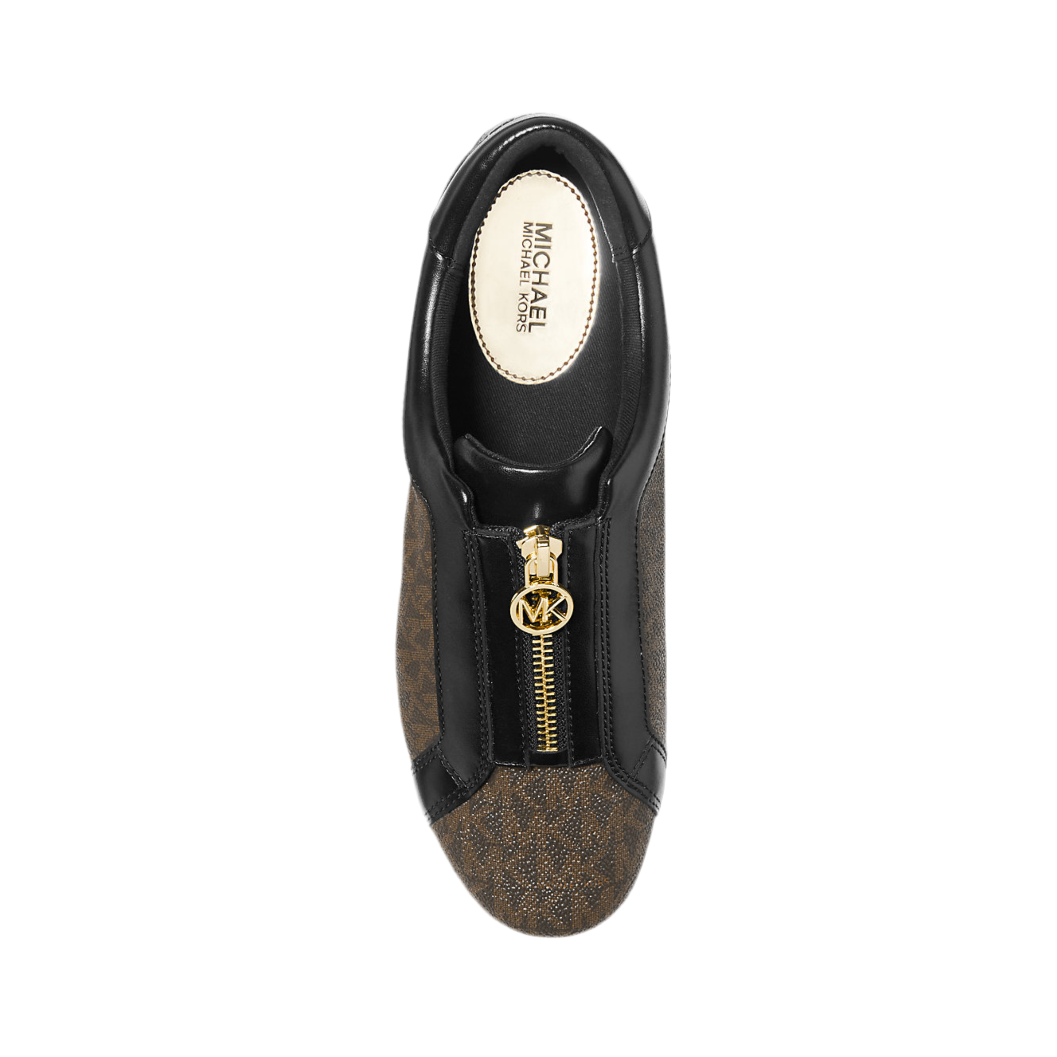 Michael Kors Women Keaton Zip-Up - Brown