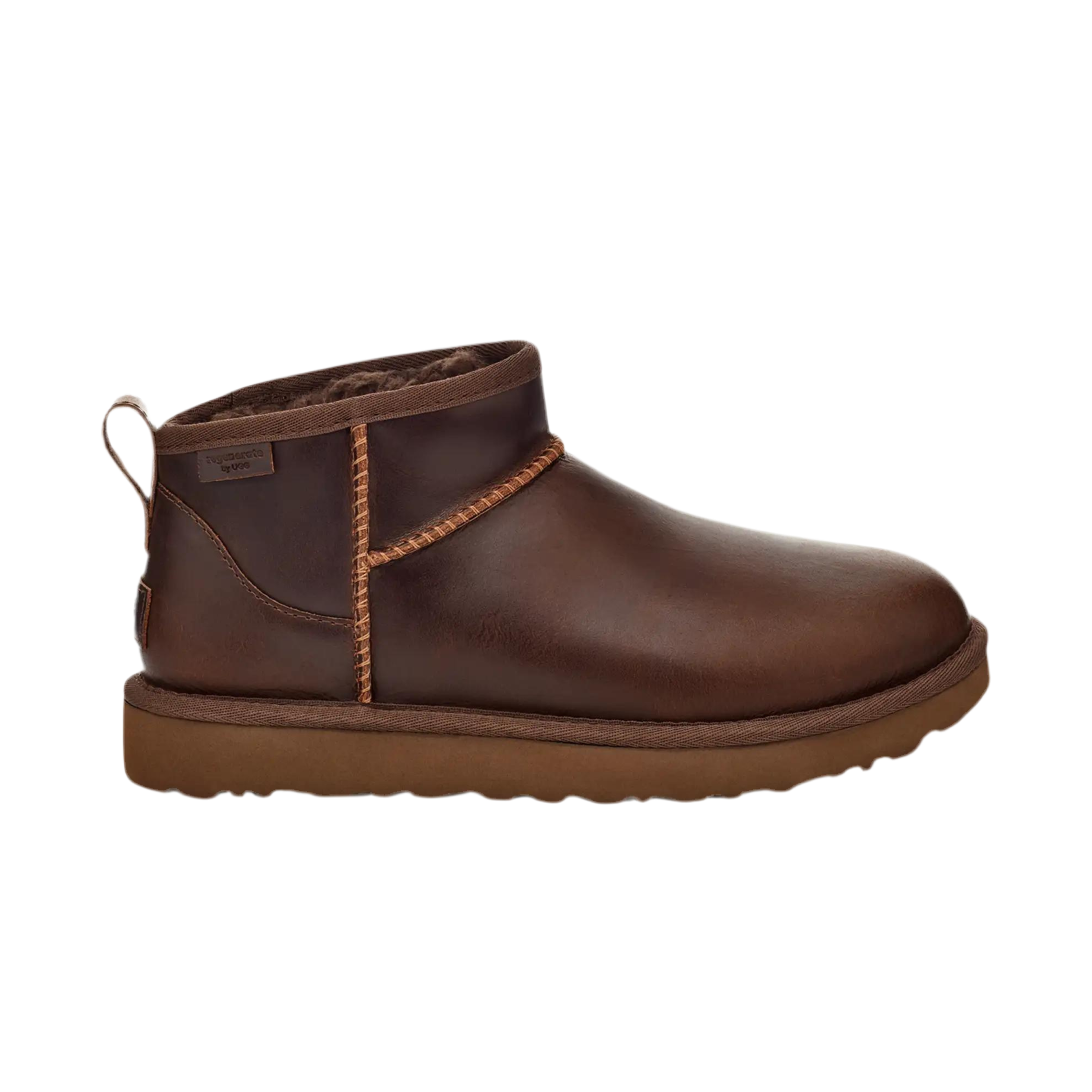 UGG Women Classic Ultra Mini LTHR Regen - Ironwood