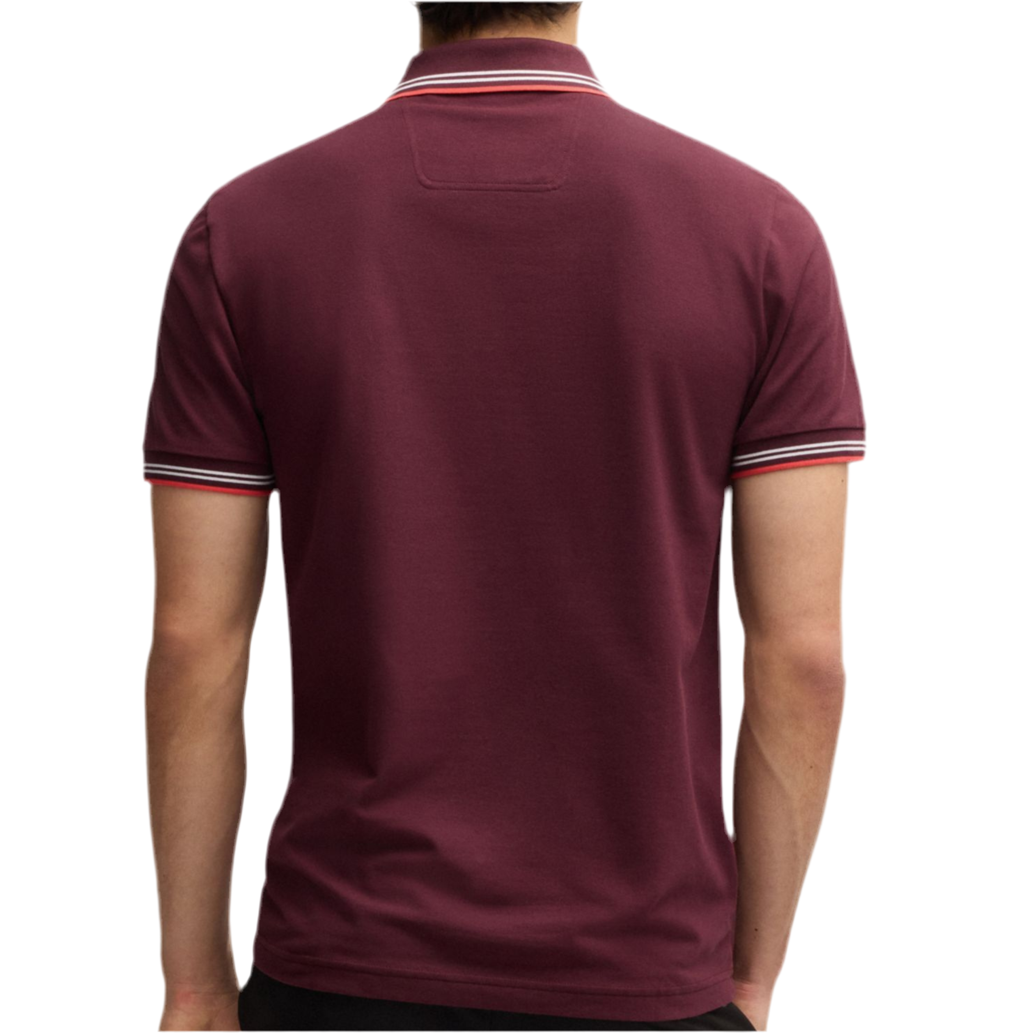 Hugo Boss Men Stretch Cotton Slim Fit Polo Shirt - Red