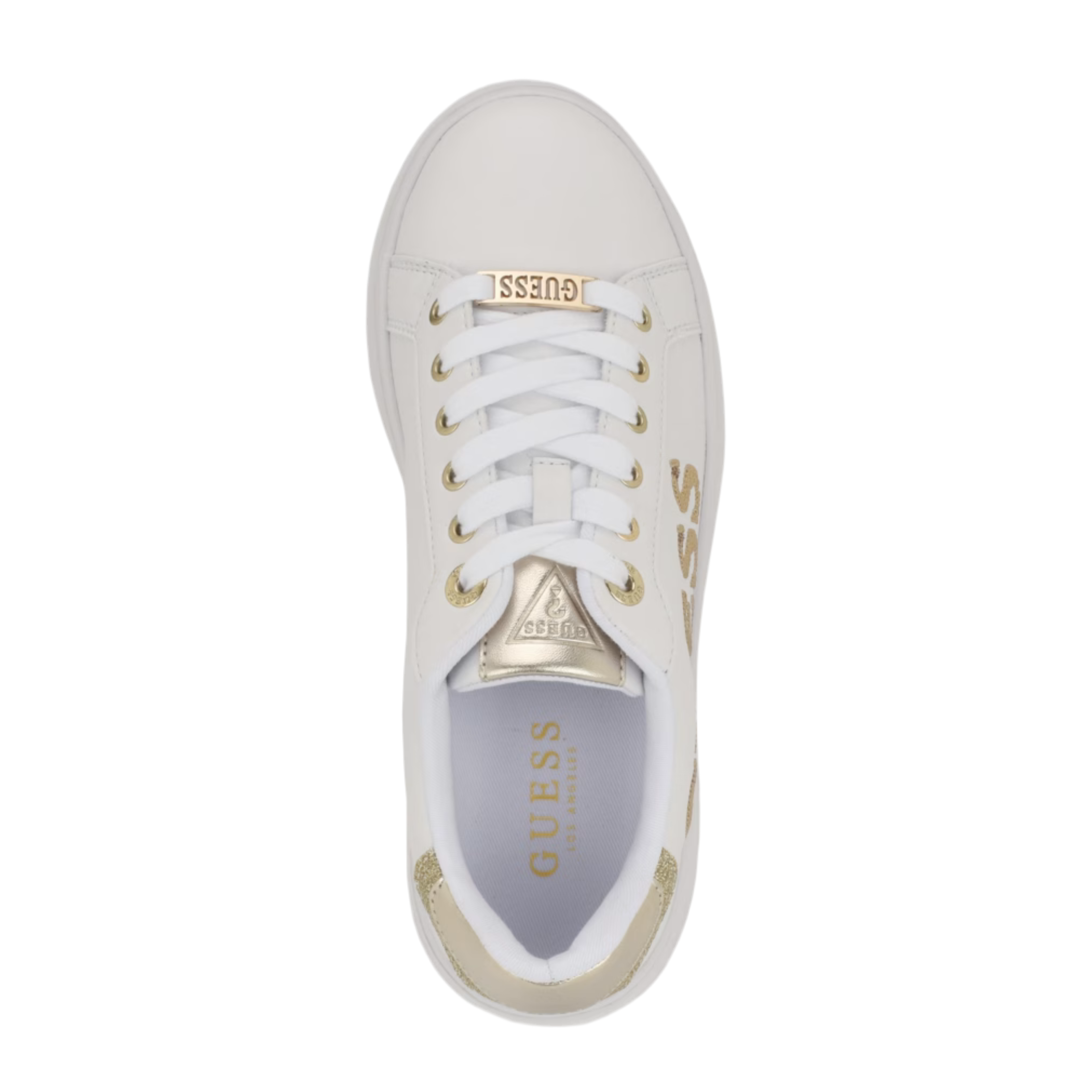 Guess Women Cordell Sequin Low-Top - Gold